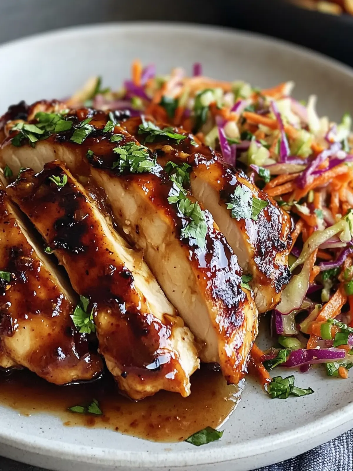 Sticky Apple Cider Chicken with Crisp Autumn Slaw Delight 2 Sticky Apple Cider Chicken with Crisp Autumn Slaw