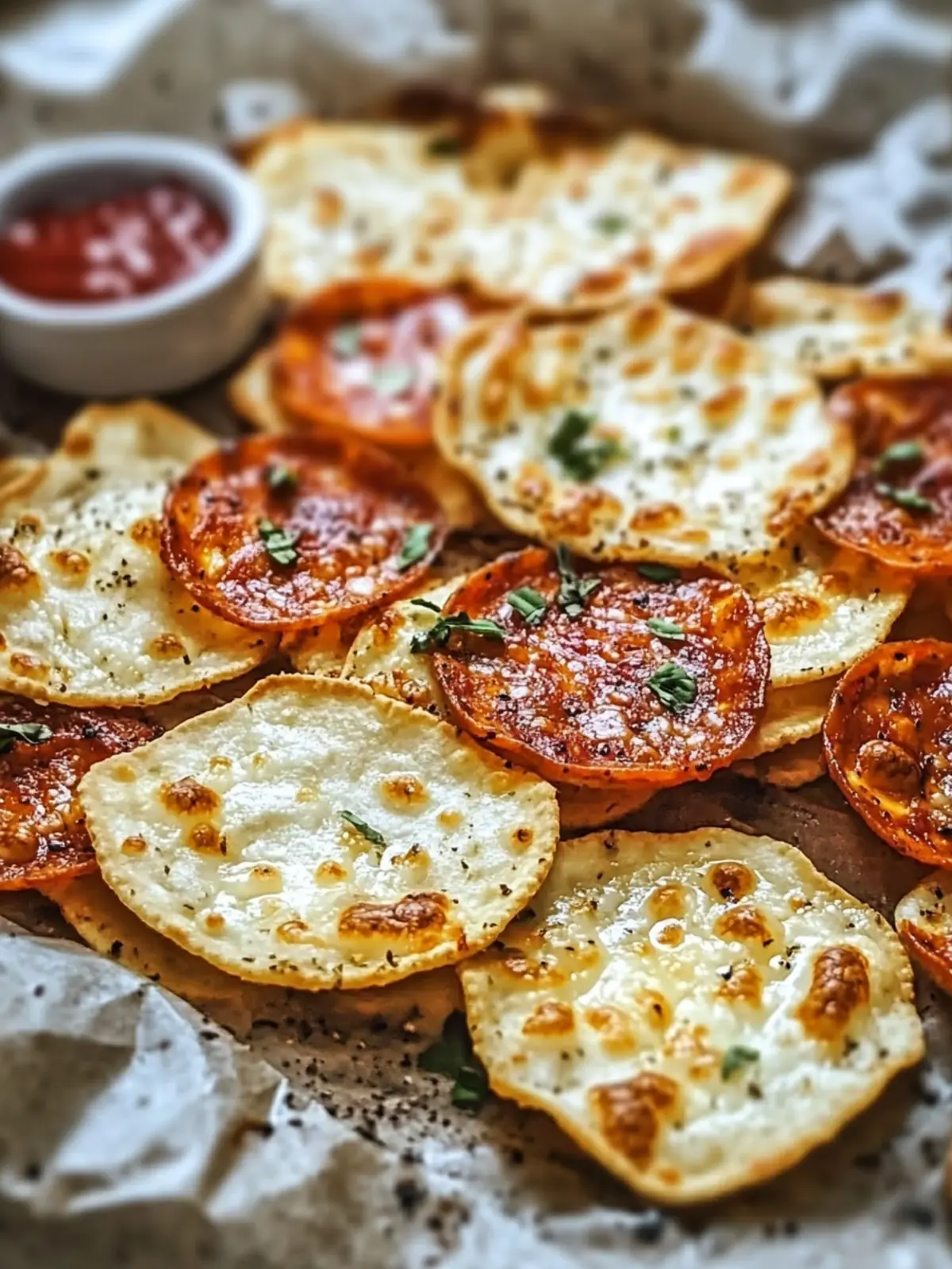Crispy Keto Pizza Chips That Satisfy Your Snack Cravings 4 Keto Pizza Chips