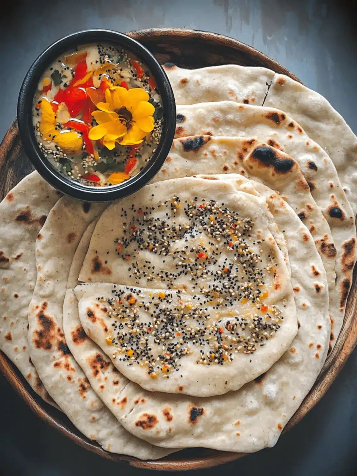Fluffy Sesame and Nigella Seed Flatbread You ll Adore 3 Sesame and Nigella Seed Flatbread