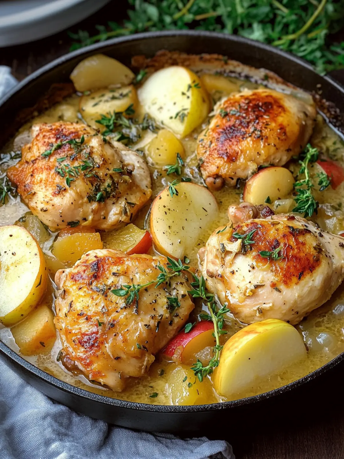 Savory Chicken Normandy: Comfort in Every Creamy Bite 2 Chicken Normandy or French Apple Cider Chicken