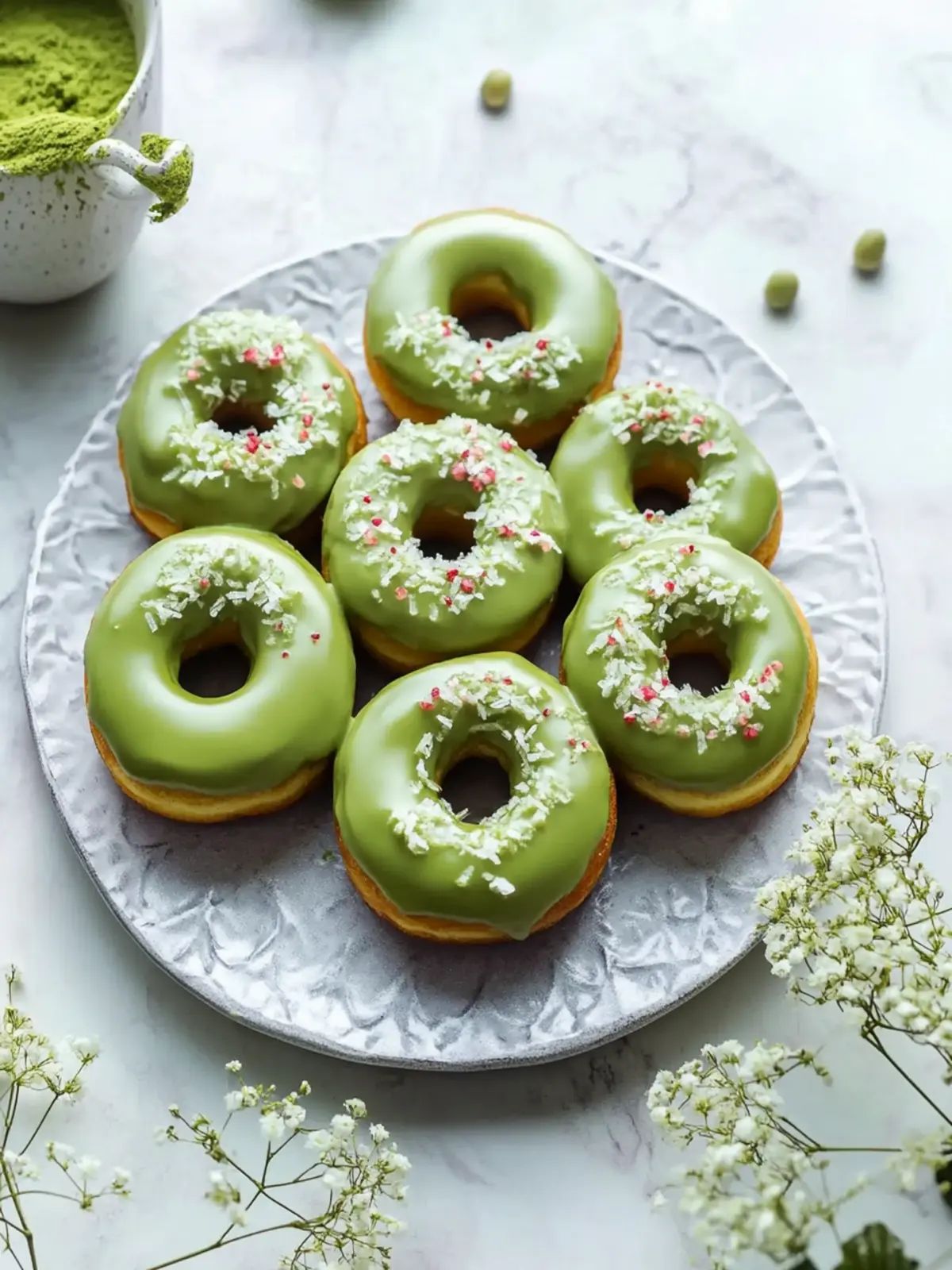 Delicious Matcha Donuts to Brighten Your Morning Routine 4 Matcha Donuts