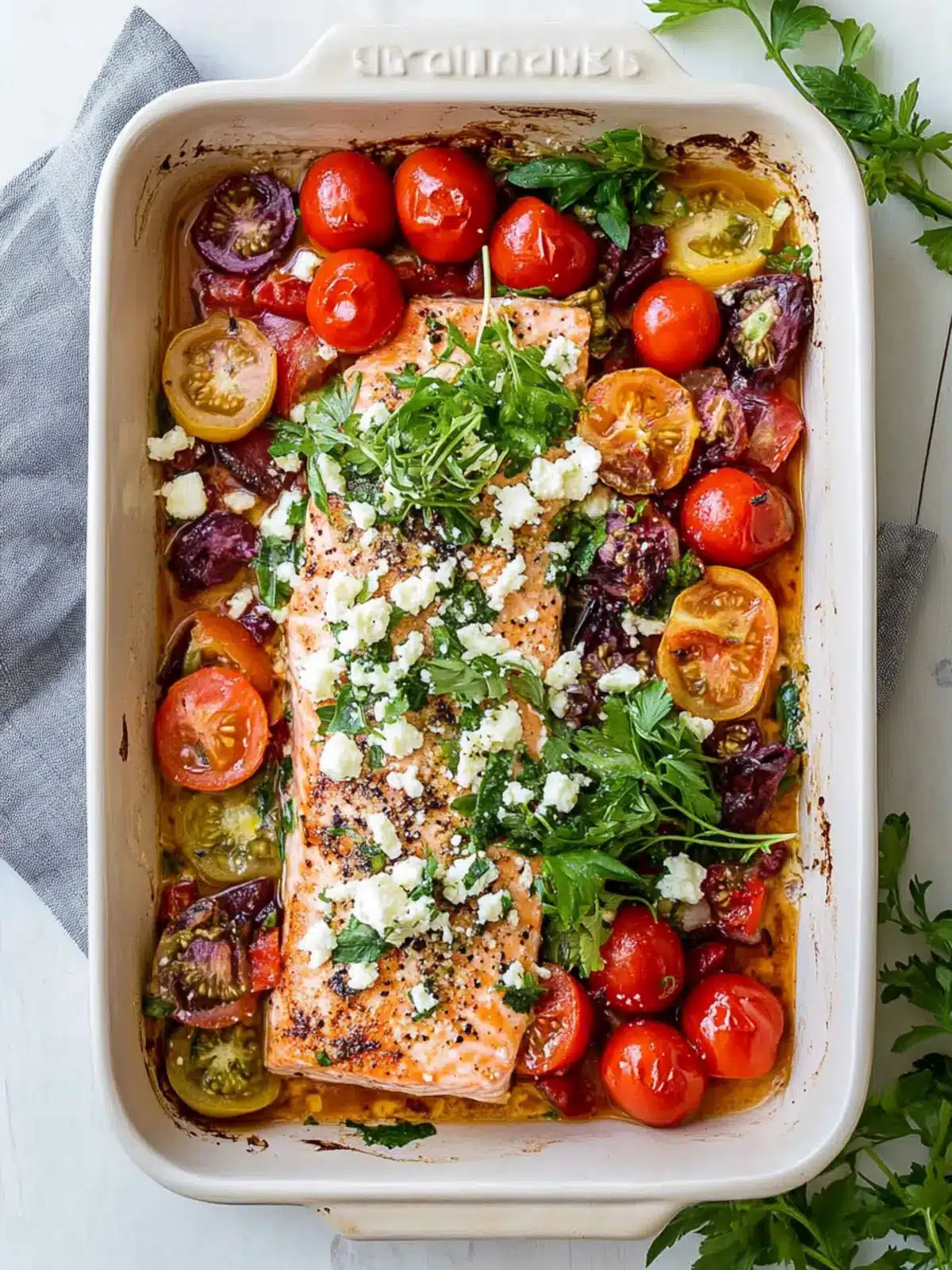 Delicious Baked Feta Salmon Ready in Just 20 Minutes 2 Baked Feta Salmon