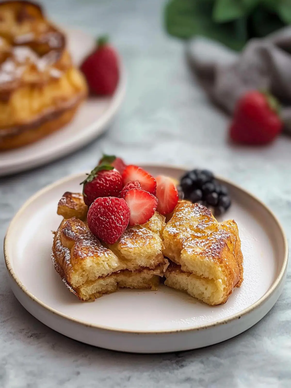 Irresistible Croissant French Toast Bake You ll Crave Every Morning 4 Croissant french toast
