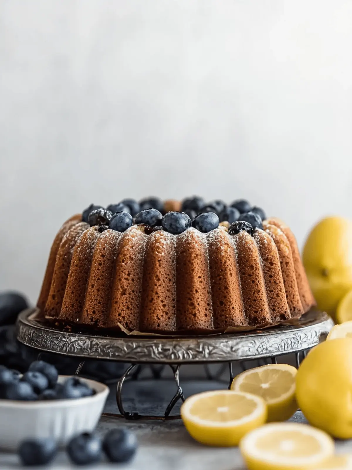 Moist Lemon and Blueberry Bundt Cake for Every Occasion 4 Lemon and blueberry bundt cake