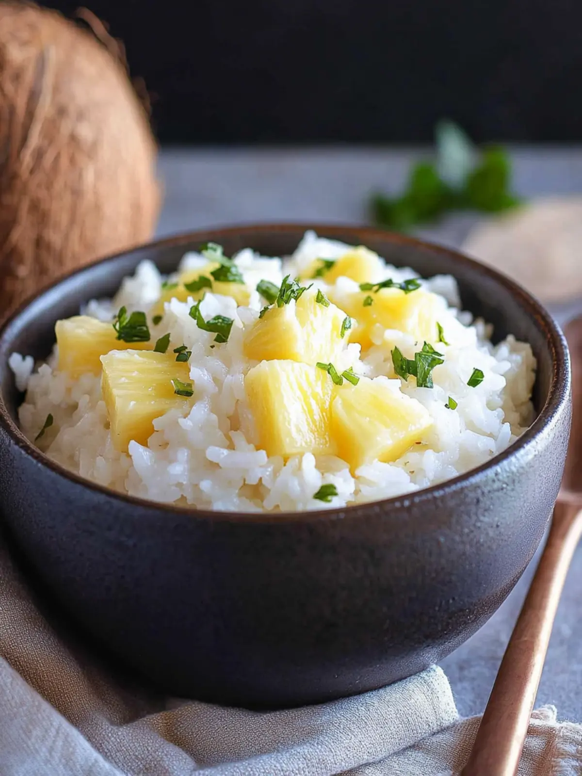 Irresistible Coconut Milk Rice with Pineapple Bliss 4 Coconut Milk Rice with Pineapple
