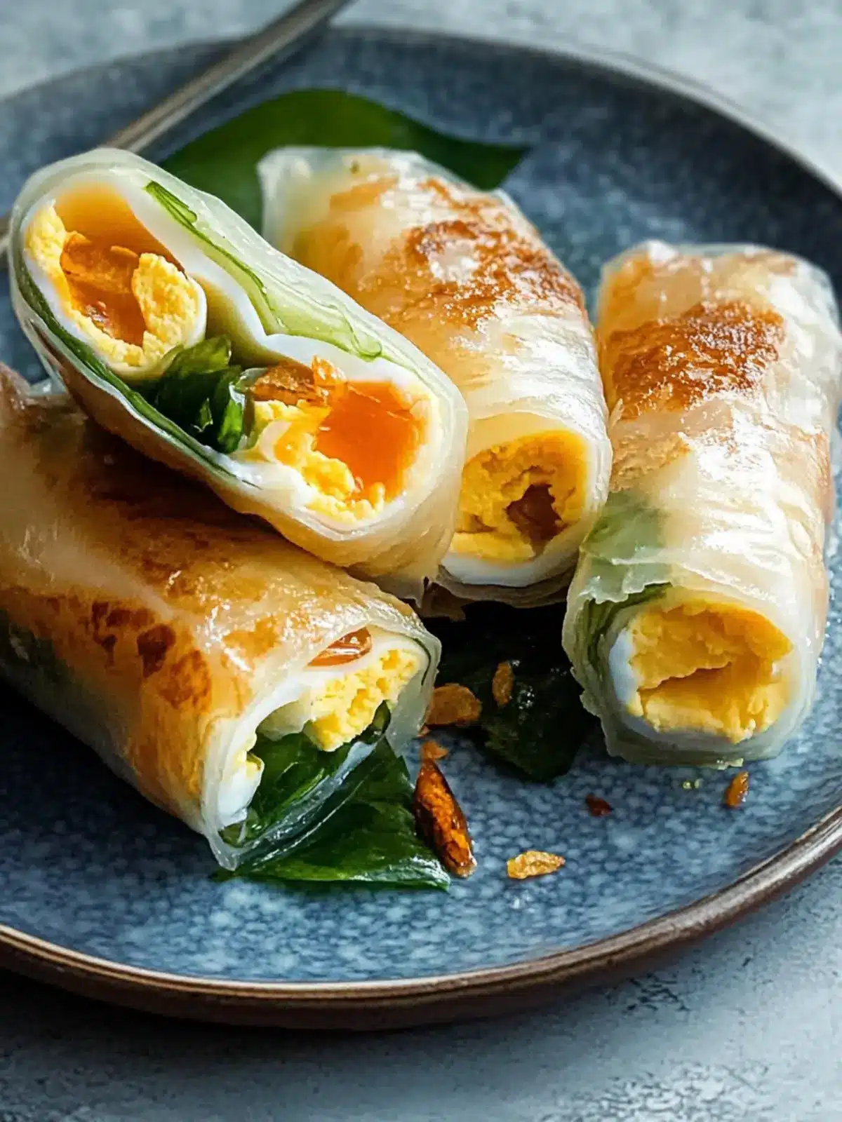 Delightful Crispy Rice Paper Egg Wraps for Quick Flavor Fix 4 Delightful Crispy Rice Paper Egg Wraps