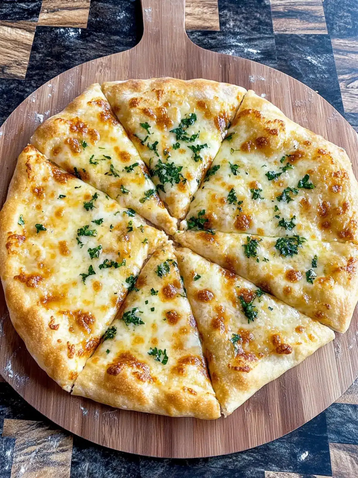 High Protein Cheesy Garlic Pizza Ready in Just 20 Minutes 2 High Protein Cheesy Garlic Pizza