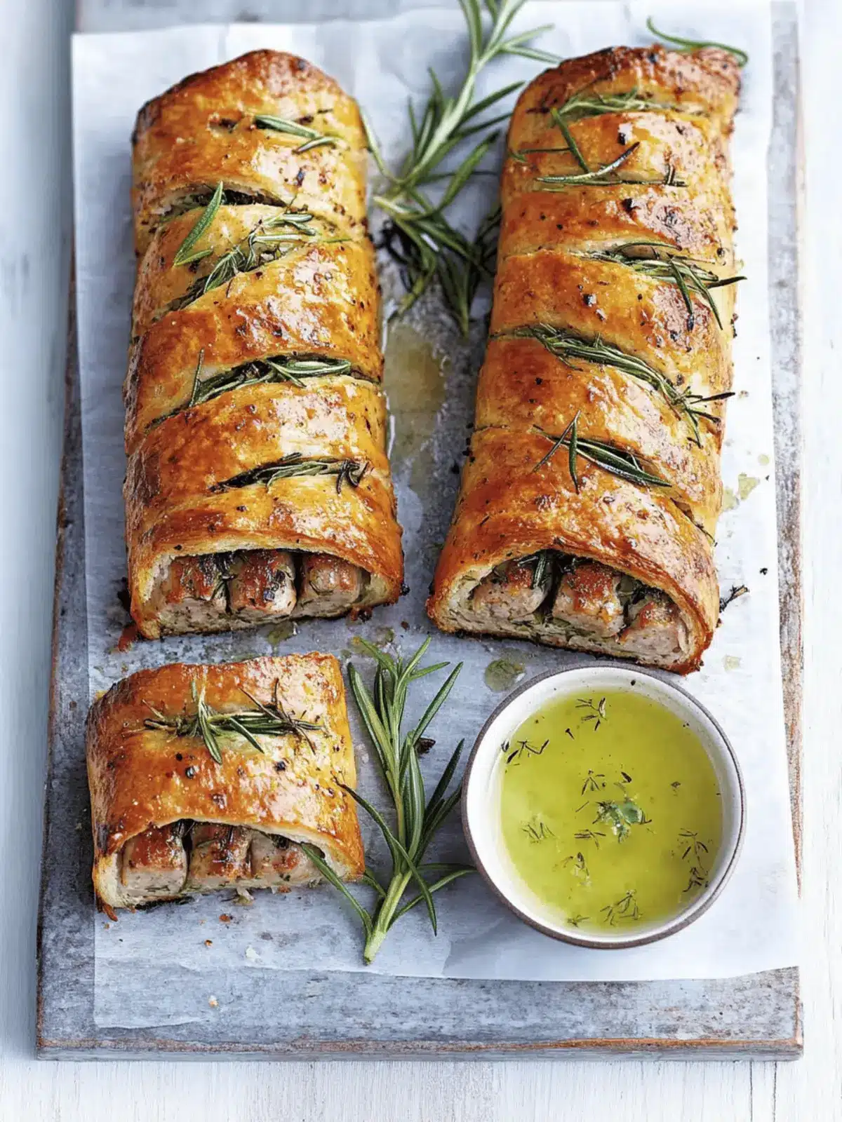 Lamb, Rosemary and Mint Sausage Rolls for Effortless Entertaining 3 lamb, rosemary and mint sausage rolls