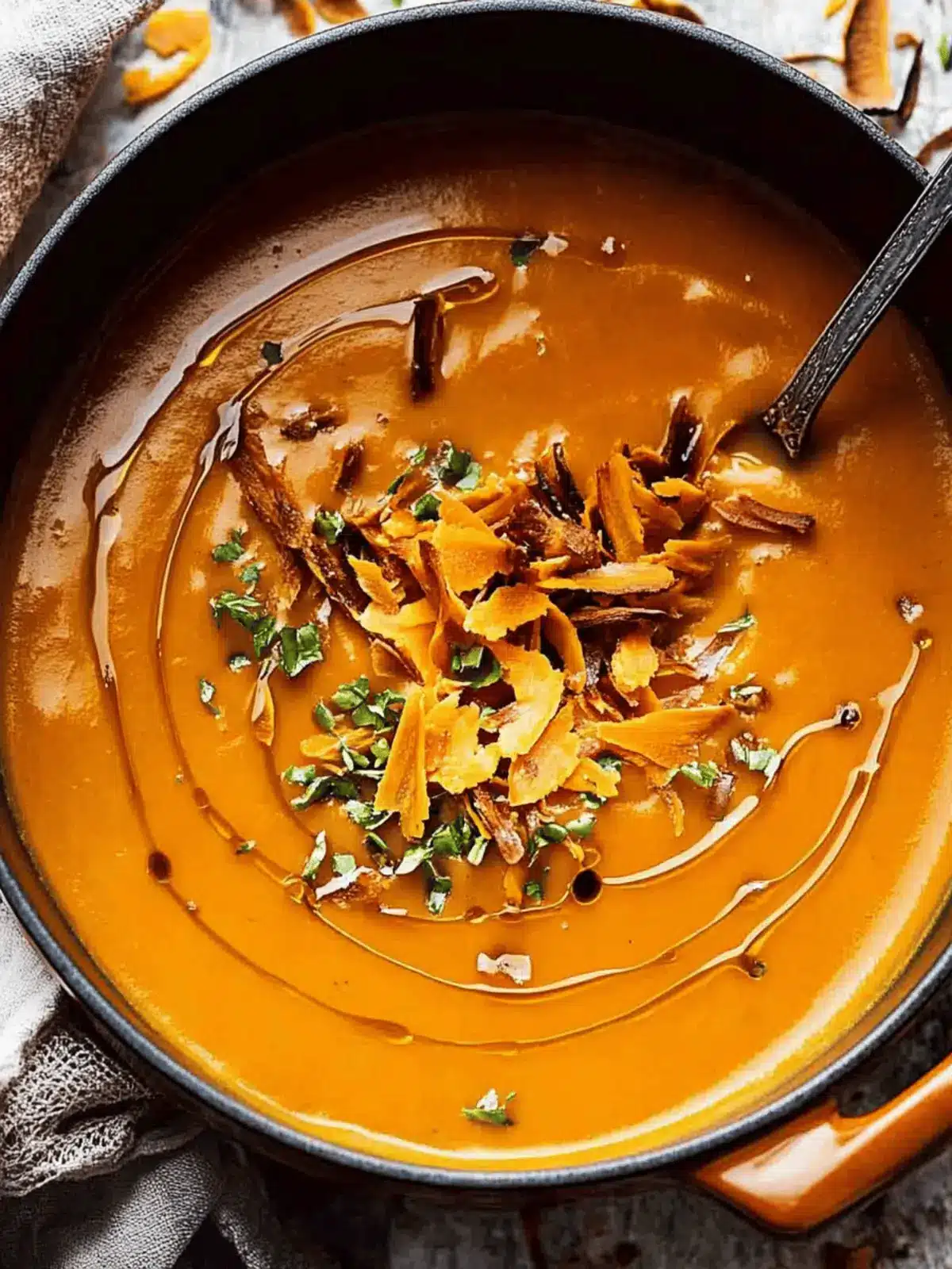 Velvety Sweet Potato Soup with Cumin for Cozy Nights 2 Sweet Potato Soup