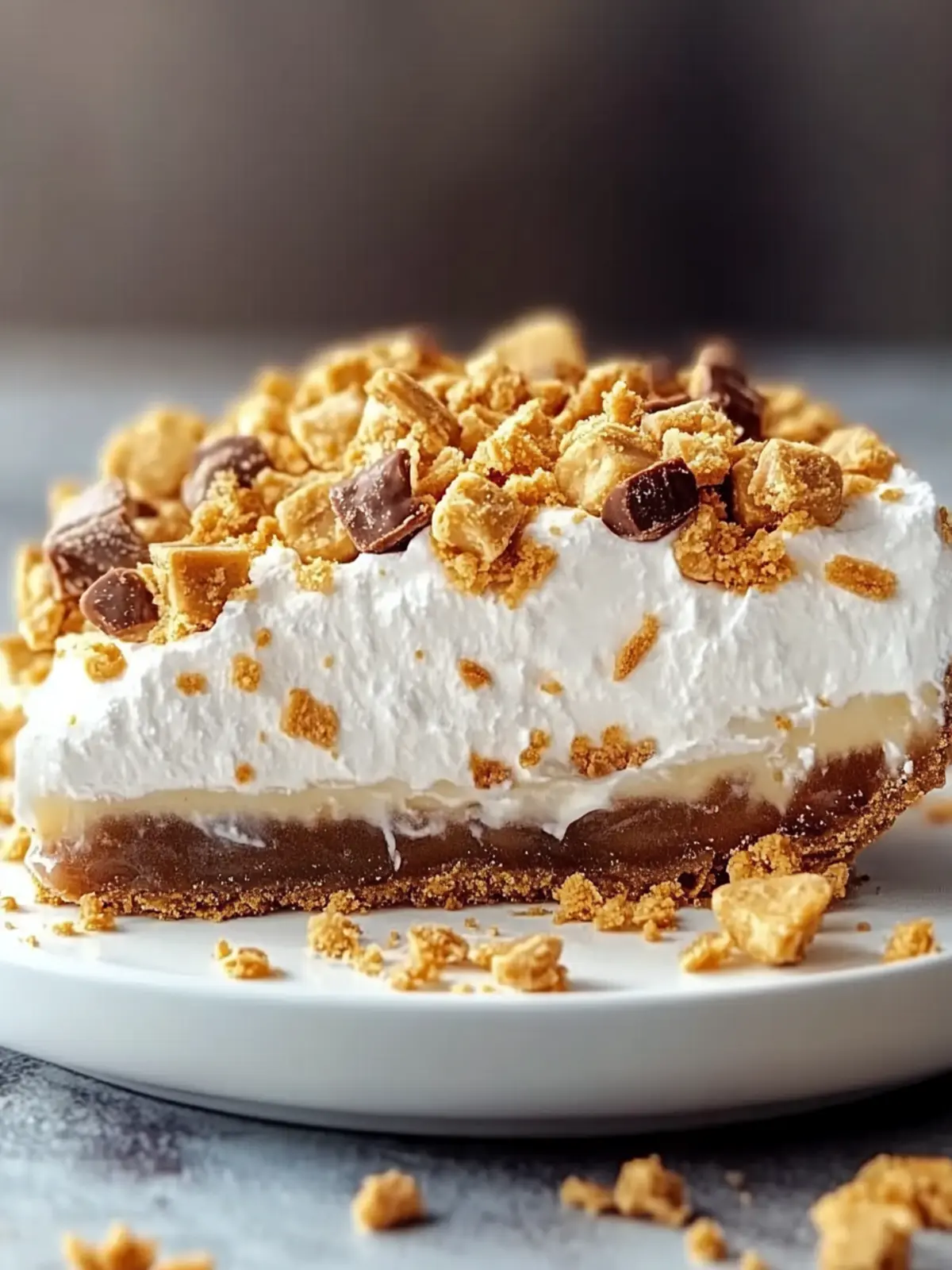 Irresistible Butterfinger Pie: No-Bake Bliss Awaits 3 Butterfinger Pie