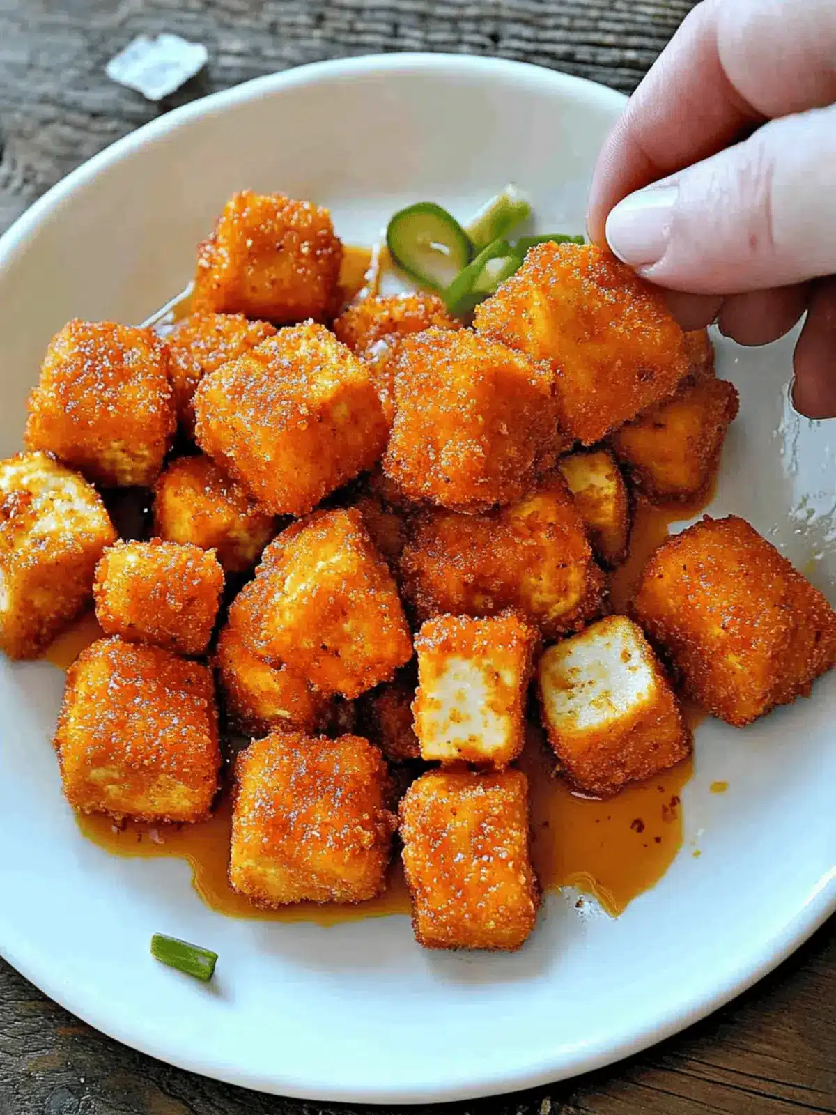Vegan Nashville Hot Tofu Nuggets That Pack a Spicy Punch 2 Vegan Nashville Hot Tofu Nuggets