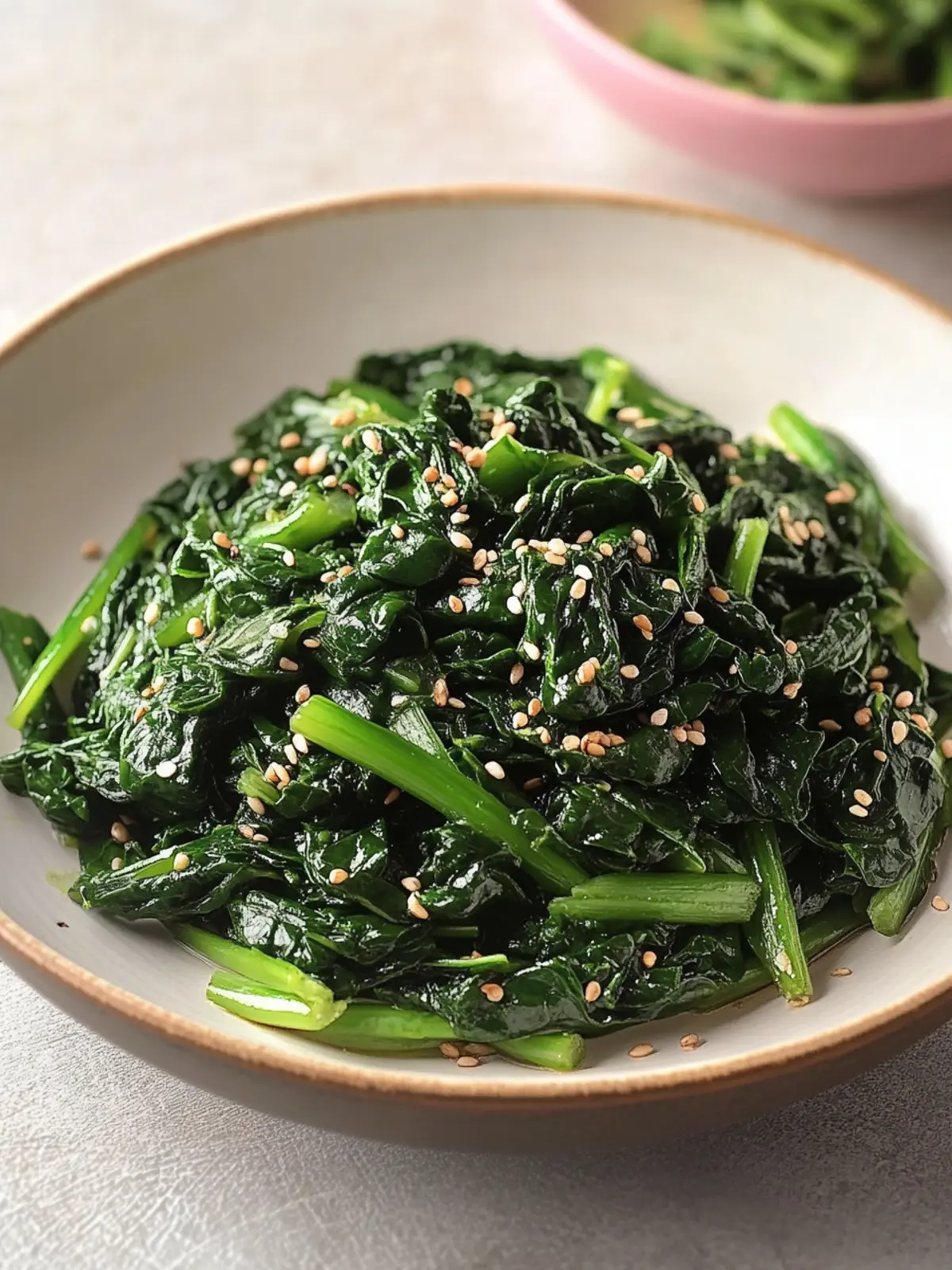 Delicious Korean Spinach Side Dish (Sigeumchi Namul) Recipe 3 Korean Spinach Side Dish (Sigeumchi Namul)
