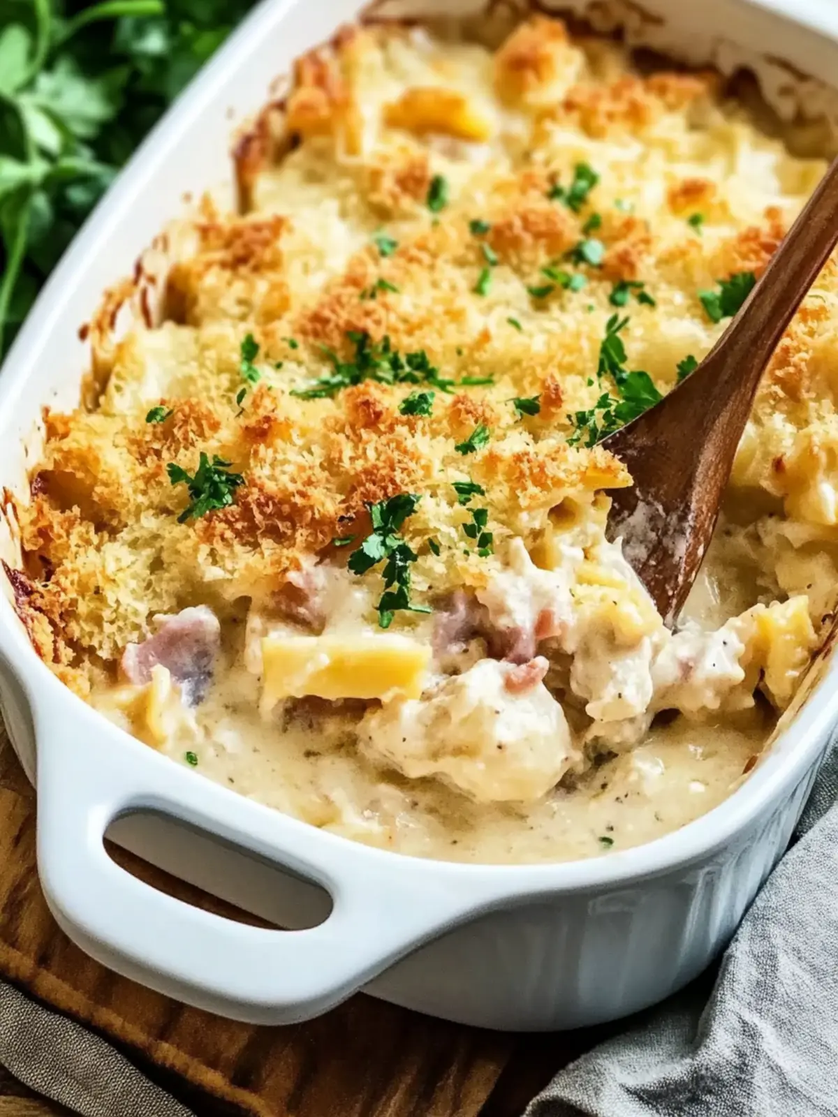 Hearty Chicken Cordon Bleu Casserole Your Family Will Love 4 Chicken Cordon Bleu Casserole