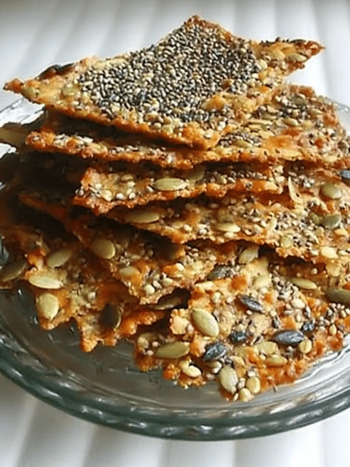 Cheesy Seed Crisps Your New Favorite Gluten-Free Snack 3 Cheesy Seed Crisps (gluten-free)