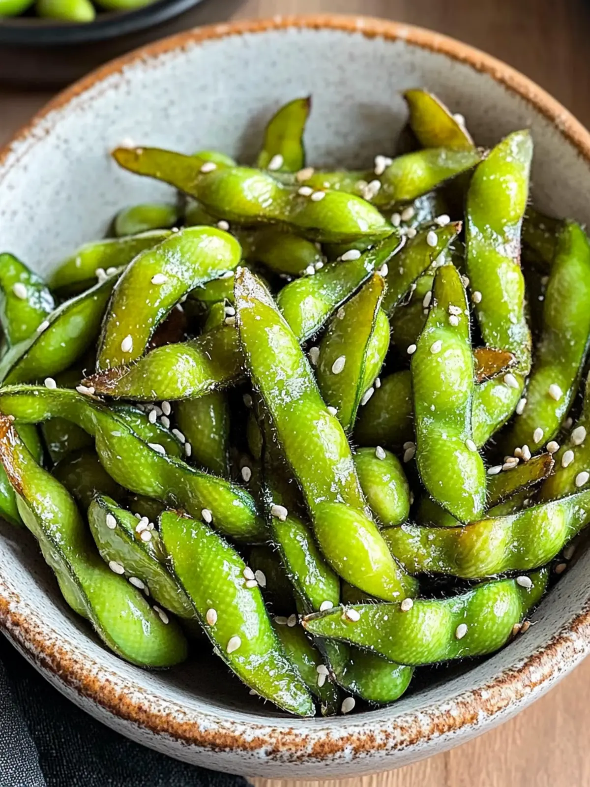 Crispy Air Fryer Edamame with Zesty Lemon Kick 4 Air Fryer Edamame