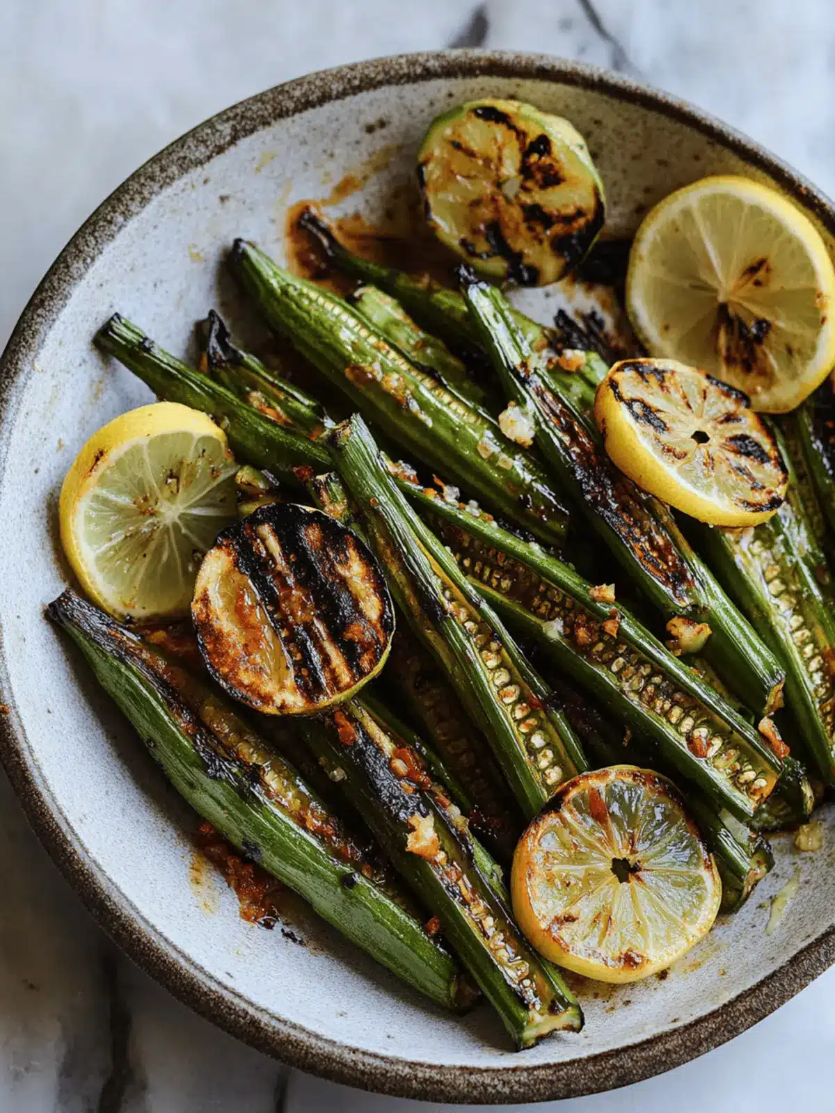 Lemon Chili Charred Okra: A Zesty Side You'll Crave! 4 Lemon Chili Charred Okra