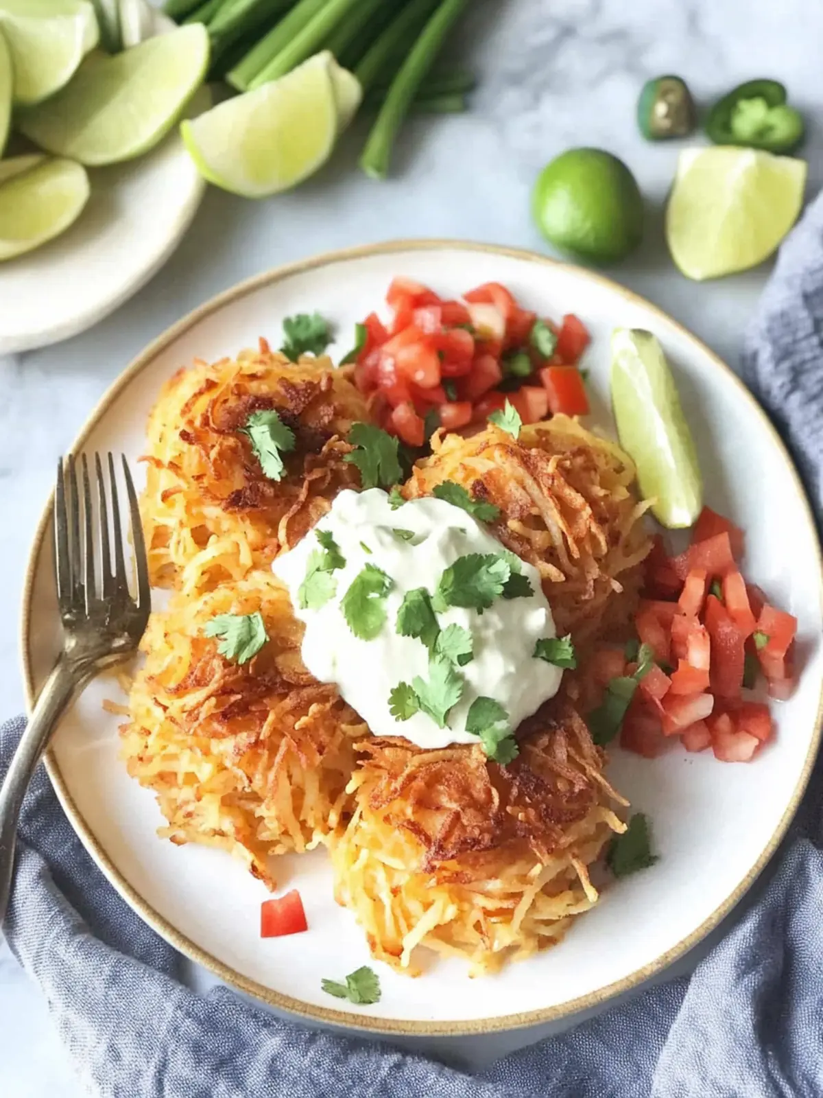 Mexican Crispy Hashbrown Haystacks: A Savory Breakfast Delight 3 Mexican Crispy Hashbrown Haystacks