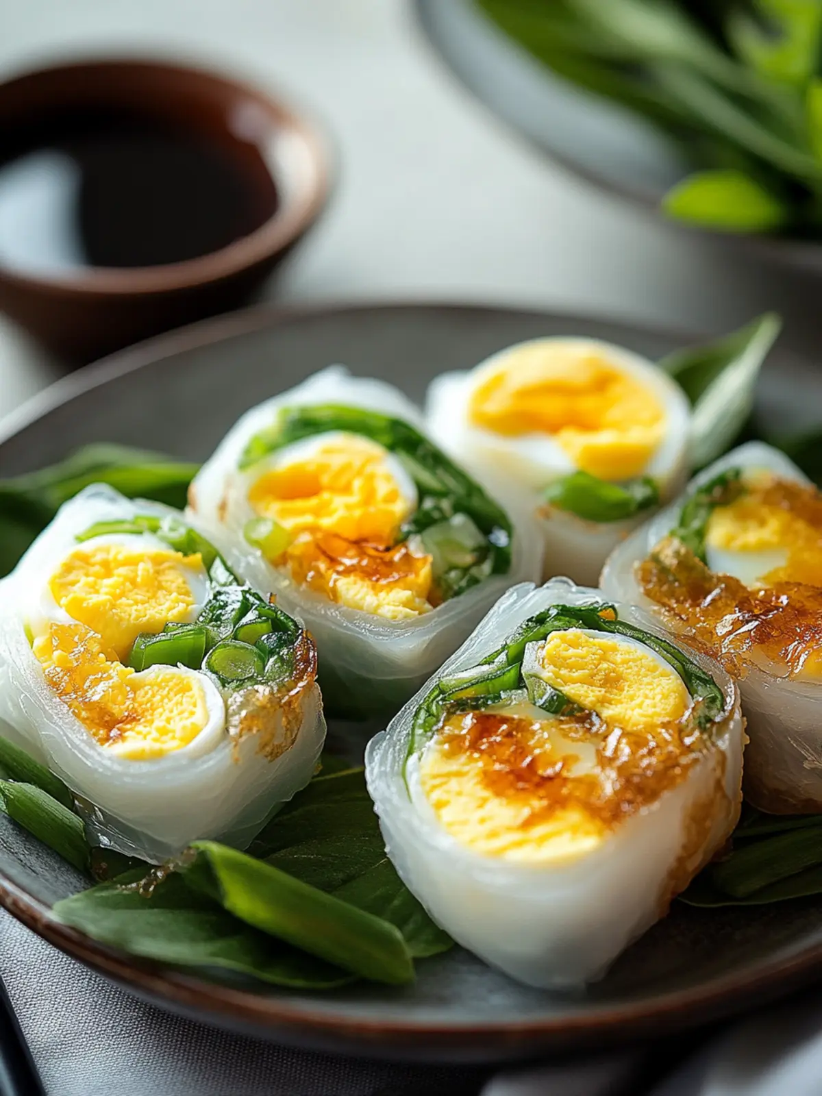 Crispy Rice Paper Egg Wraps: Fresh, Flavorful, and Easy! 2 Crispy Rice Paper Egg Wraps