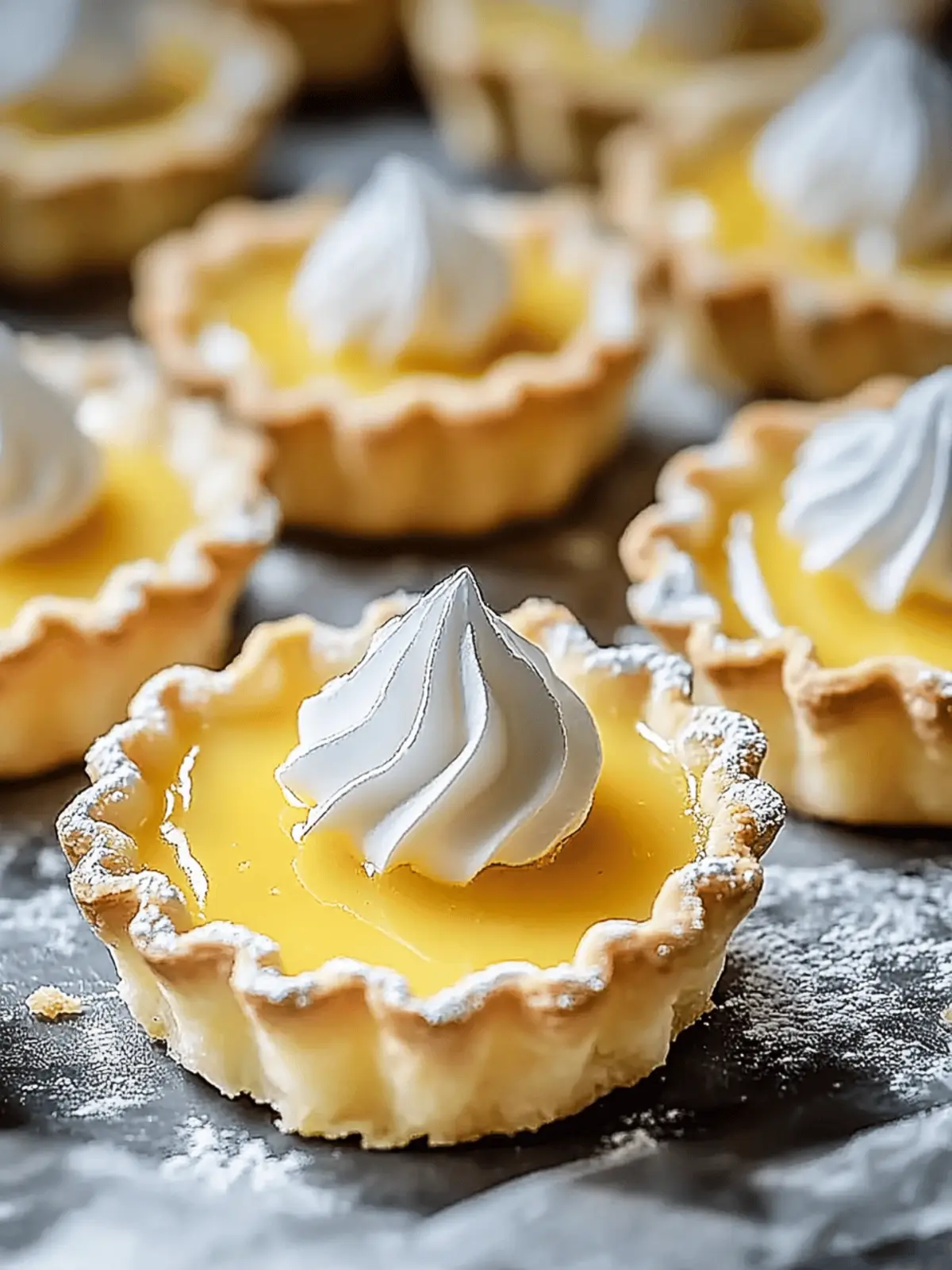 Lemon Curd Tartlets: Your New Favorite Mini Dessert Delight 3 Lemon Curd Tartlets