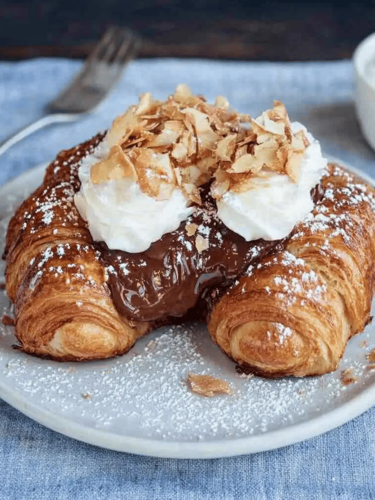 Irresistible Peanut Butter Chocolate Stuffed Croissant French Toast 3 Peanut Butter Chocolate Stuffed Croissant French Toast