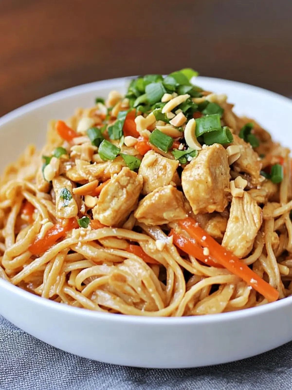 CPK Thai Peanut Chicken Pasta: Quick Comfort Food Bliss 4 CPK Thai Peanut Chicken Pasta