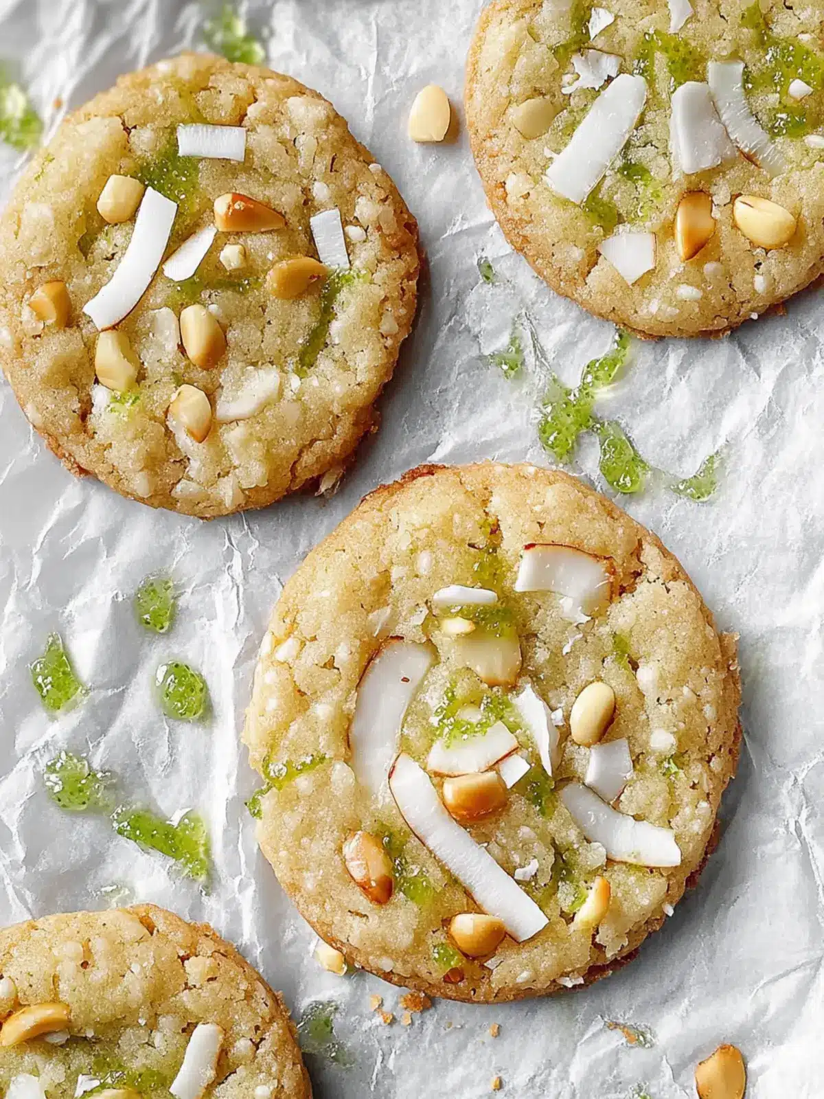 Toasted Coconut Lime Curd Macadamia Nut Cookies Bliss 2 Toasted Coconut + Lime Curd + Macadamia Nut Cookies