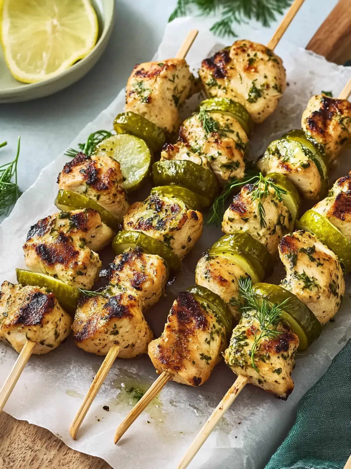 Dill Pickle Chicken Skewers That'll Wow Your Taste Buds 2 Dill Pickle Chicken Skewers