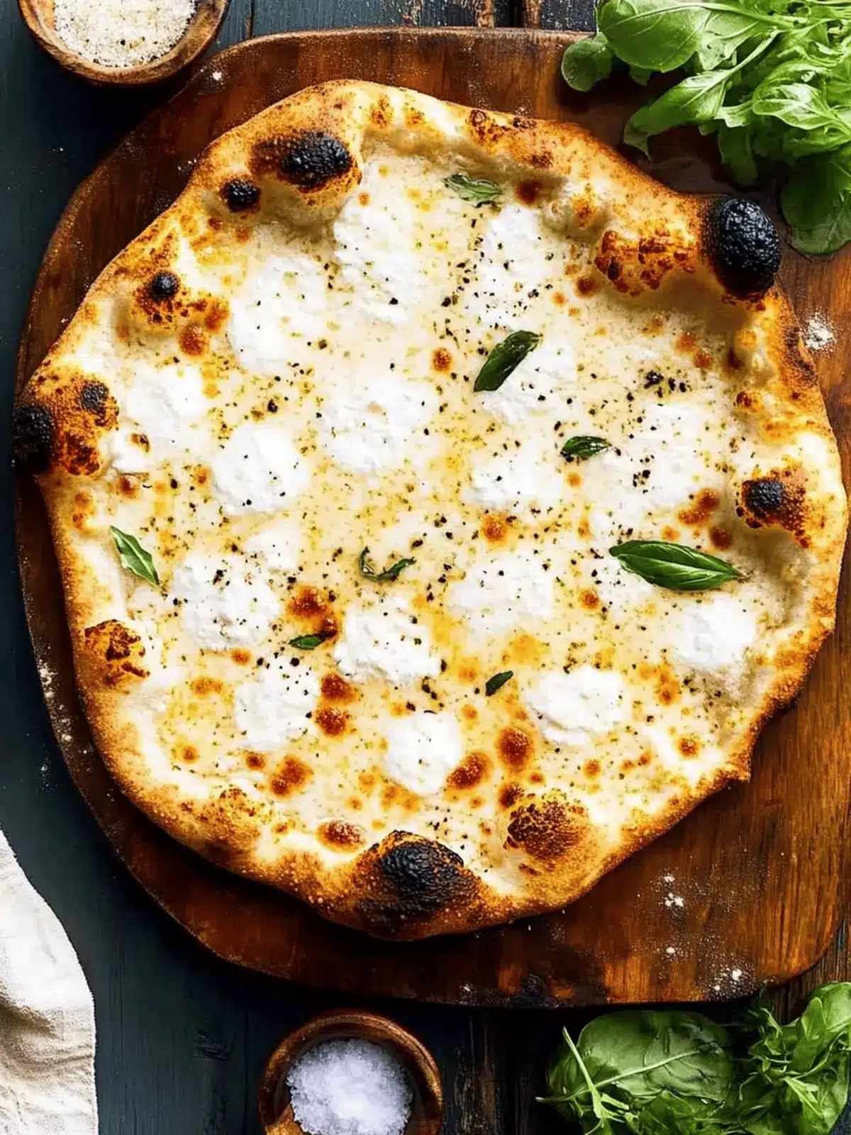 Irresistible White Pizza (Pizza Bianca) 25-Minute Delight 3 White Pizza (Pizza Bianca)