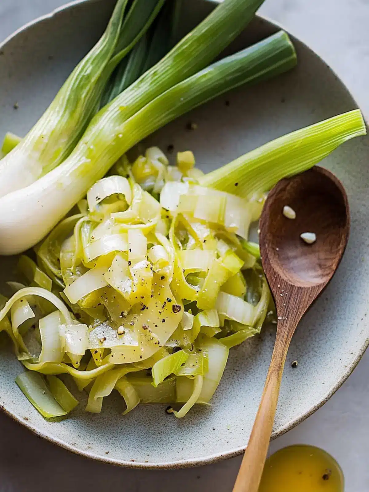 Buttered Saut ed Leeks: A Quick & Delicious Side Dish 2 Buttered Saut ed Leeks