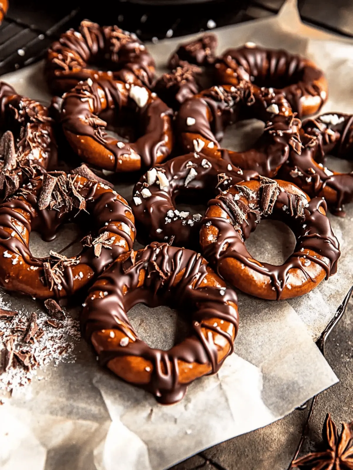Delightful Chocolate Covered Espresso Spiced Pretzels Recipe 3 Chocolate Covered Espresso Spiced Pretzels