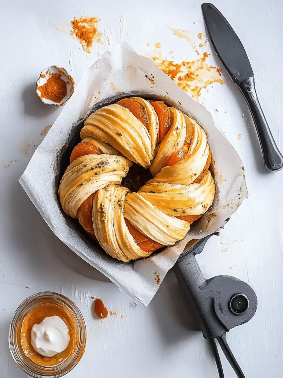 Roasted Garlic, Tomato and Ricotta Pesto Brioche Knot Magic 4 Roasted Garlic, Tomato and Ricotta Pesto Brioche Knot