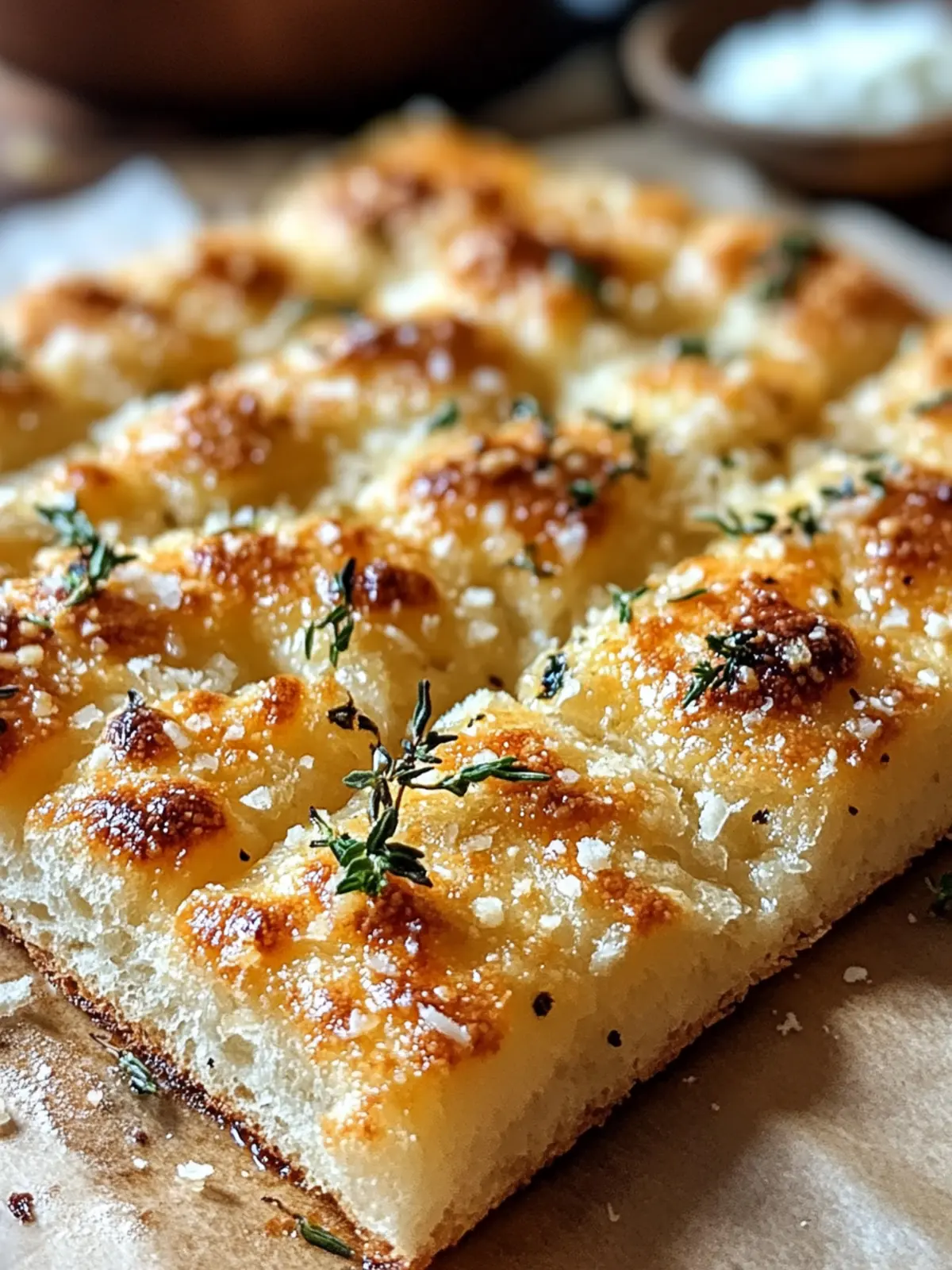 Crispy and Cheesy Garlic Parmesan Focaccia Your New Favorite Bread 2 Crispy and Cheesy Garlic Parmesan Focaccia