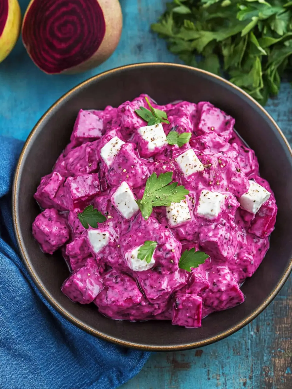 Savory Beetroot Salad Dip with Greek Yogurt You ll Love! 2 Beetroot Salad Dip With Greek Yogurt (Patzarosalata)