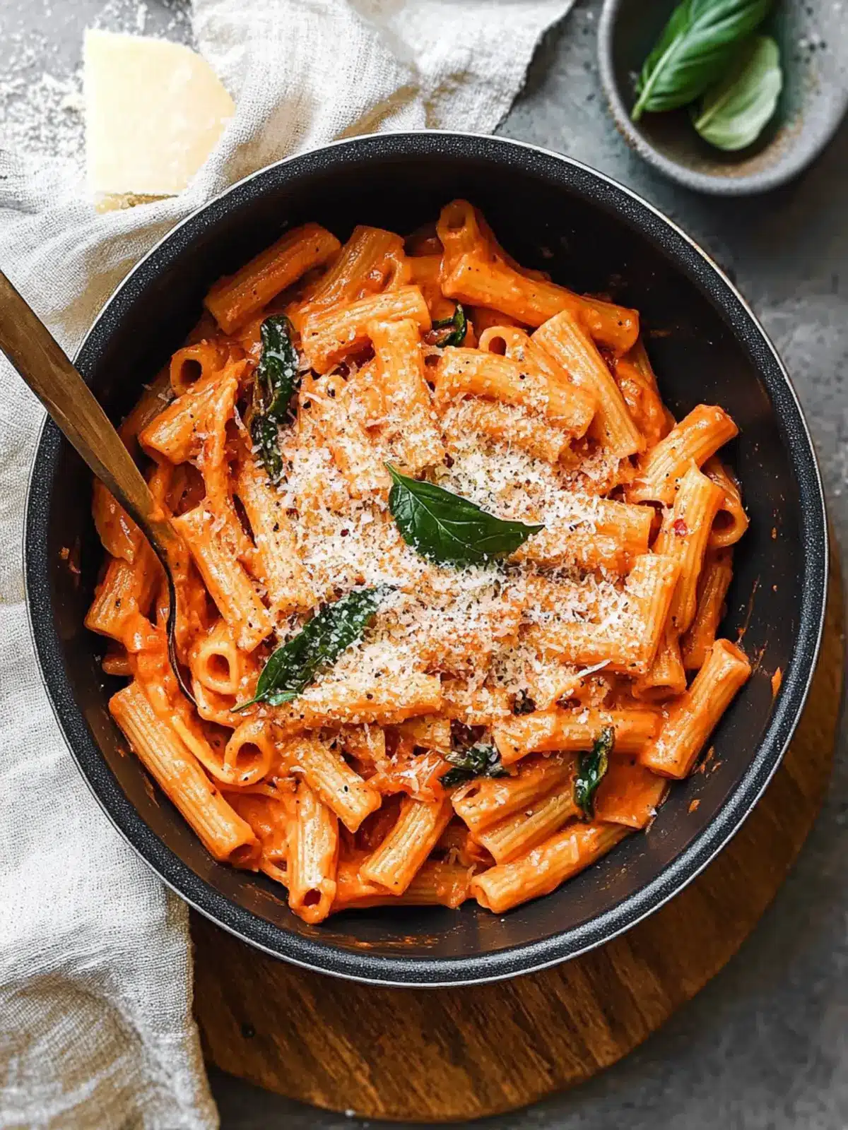 Creamy Roasted Red Pepper Pasta: A Quick Comfort Food Delight 2 Creamy Roasted Red Pepper Pasta