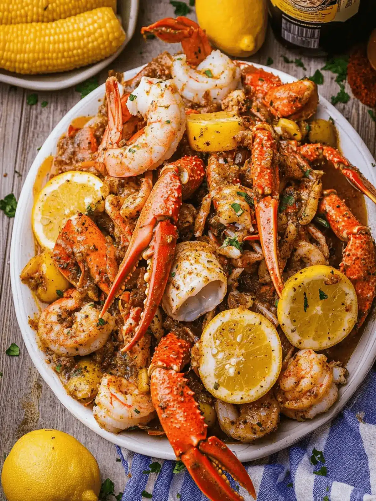 Cajun Seafood Boil with Garlic Butter Sauce for Flavor Lovers 3 Cajun Seafood Boil with Garlic Butter Sauce