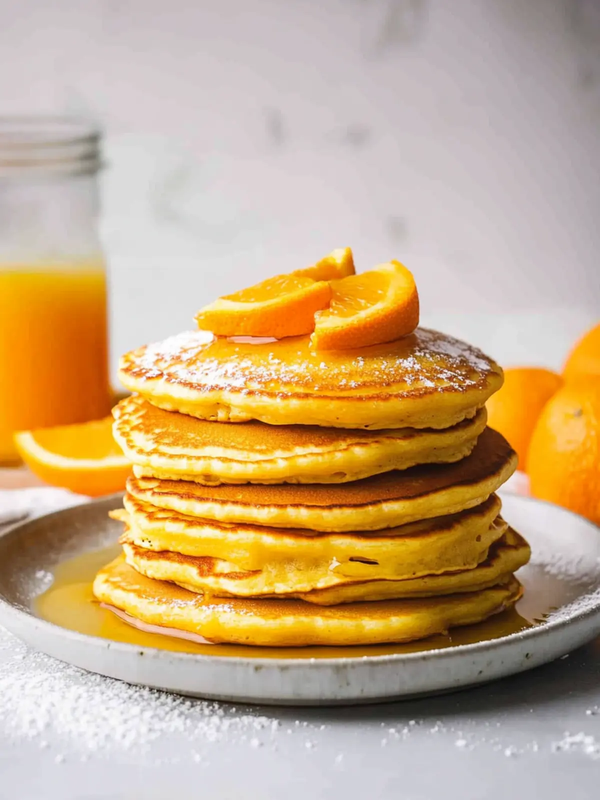 Fluffy Orange Pancakes That Brighten Your Breakfast Mornings 3 Orange Pancakes
