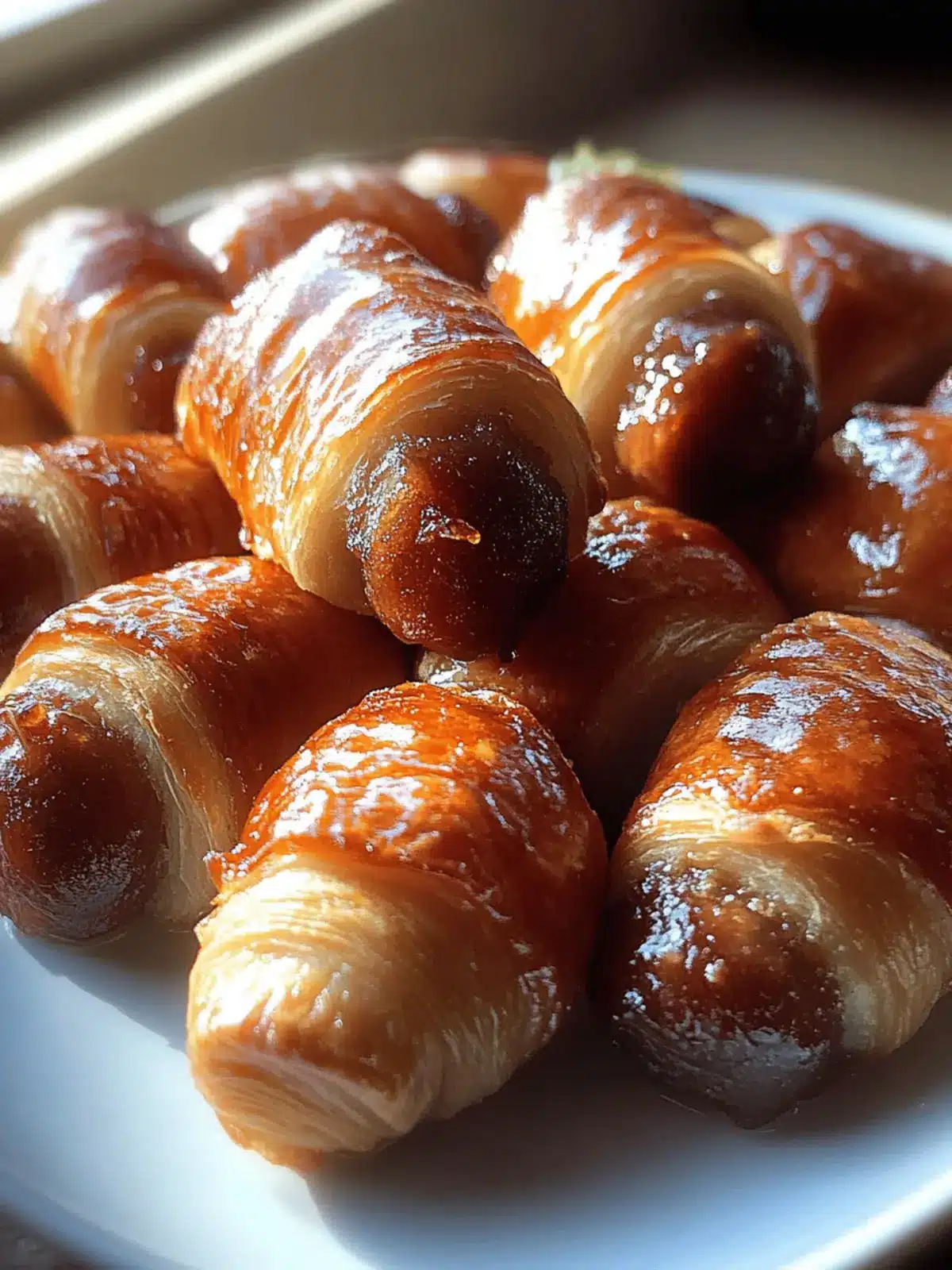 Glazed Pigs in a Blanket: Your New Favorite Party Snack! 3 Glazed Pigs in a Blanket