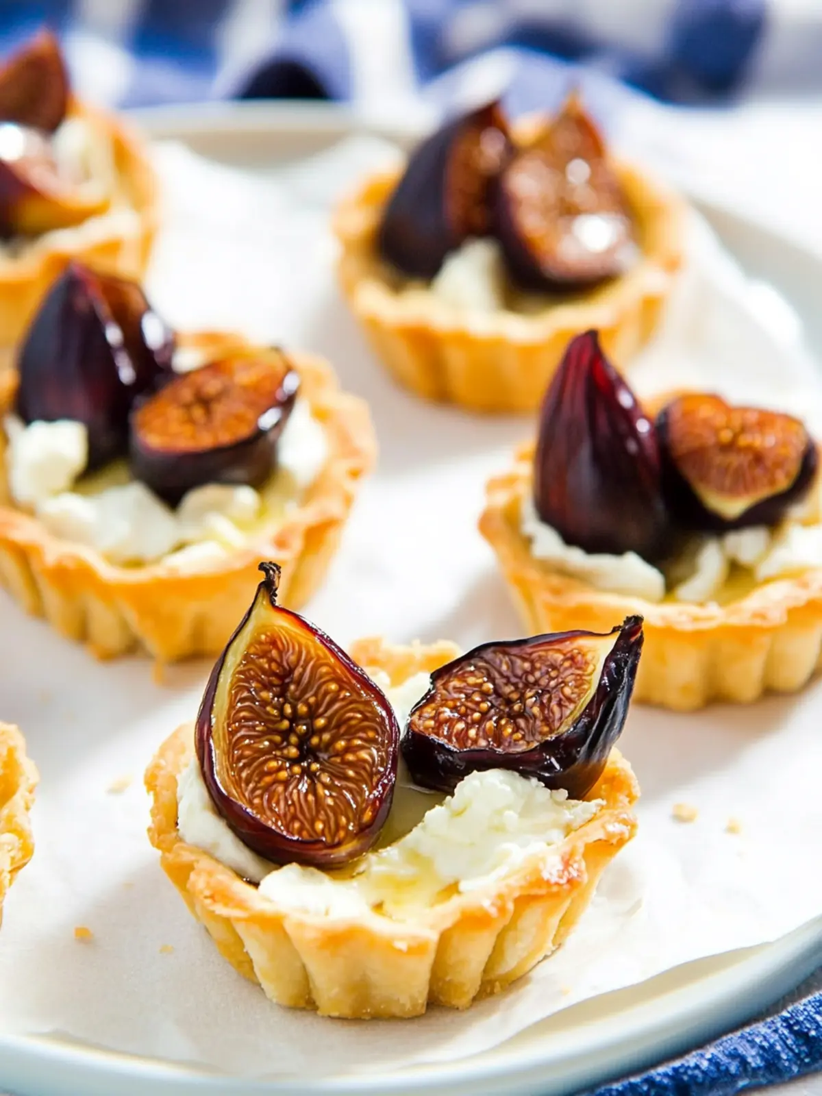 Irresistible Goat Cheese and Roasted Fig Tartlet Recipe 3 Goat Cheese and Roasted Fig Tartlet