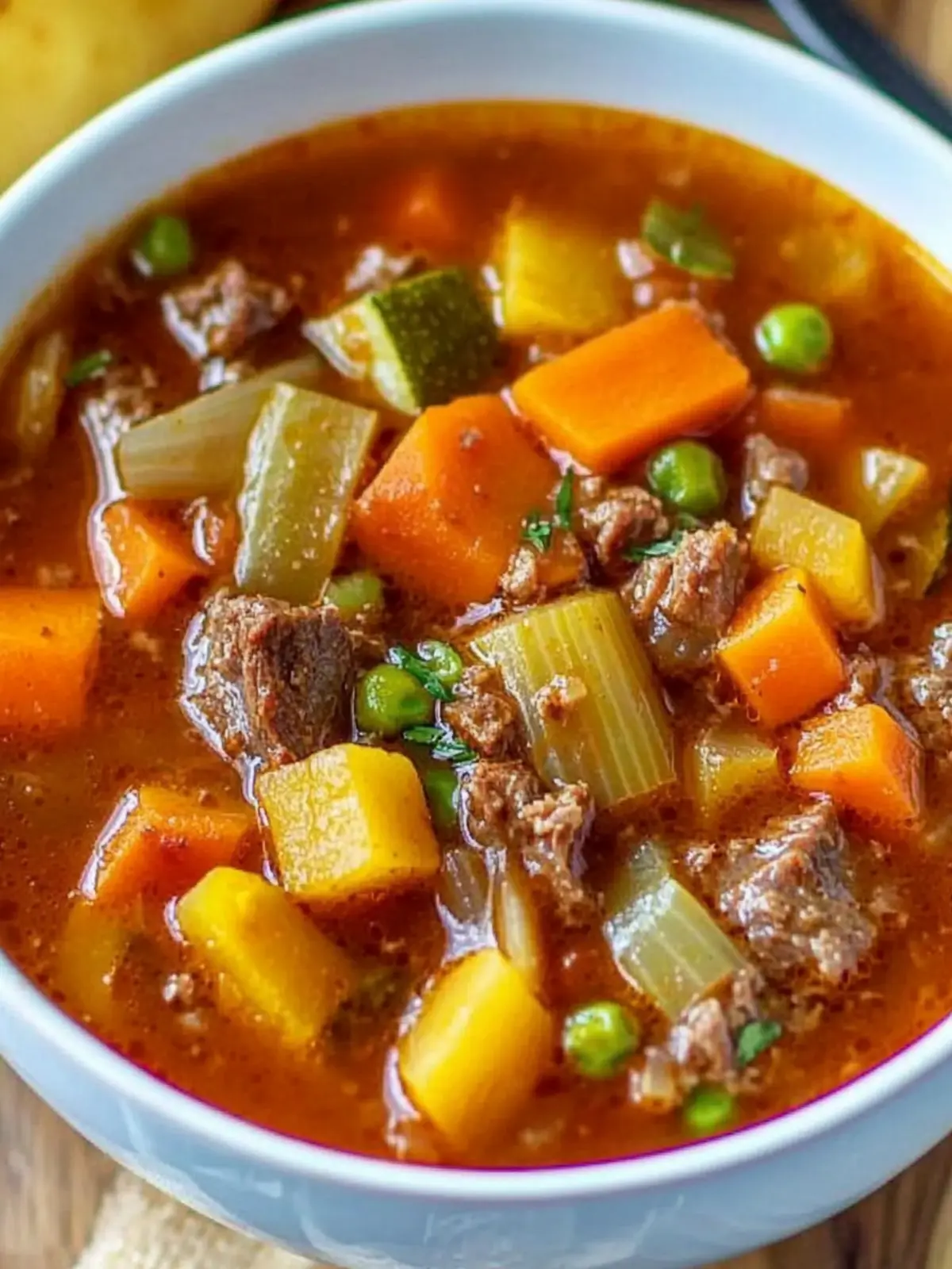 Hearty Vegetable Beef Soup for Ultimate Comfort and Flavor 3 Vegetable Beef Soup