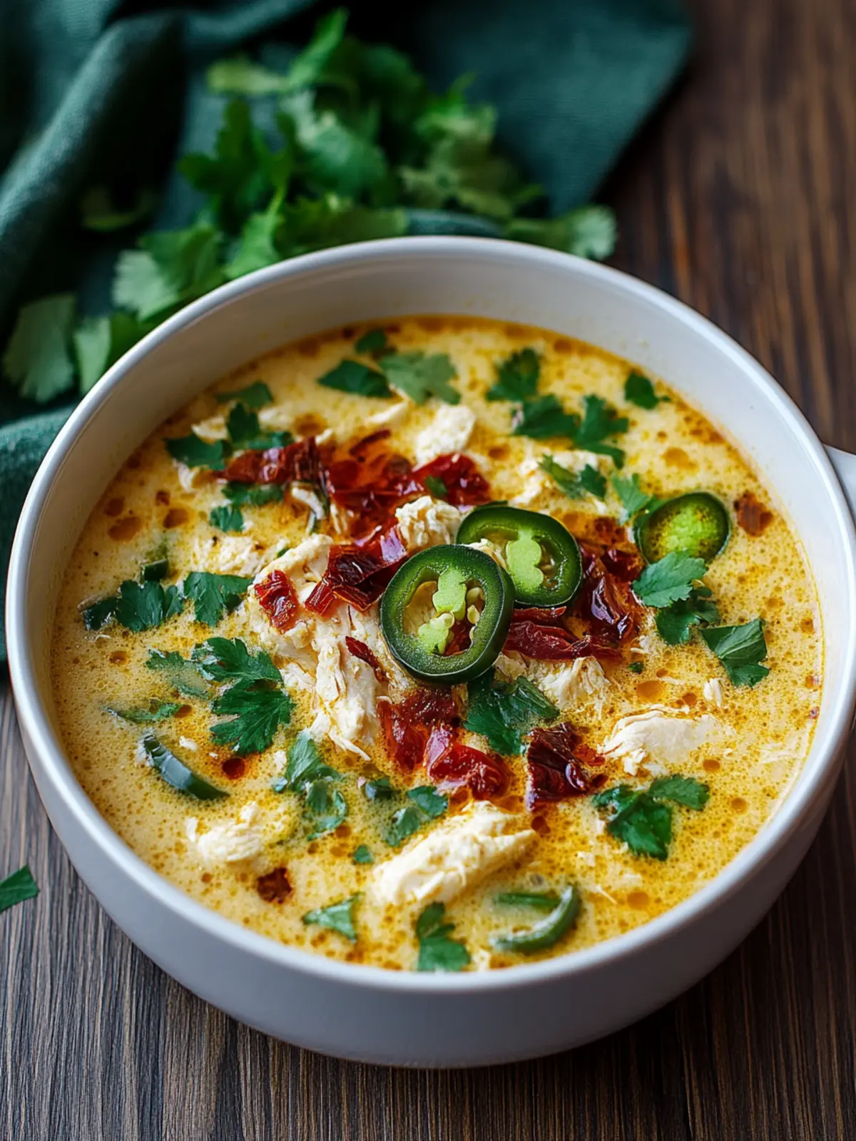 Spicy Jalape±o Popper Chicken Soup for Cozy Nights In 2 Spicy Jalape±o Popper Chicken Soup