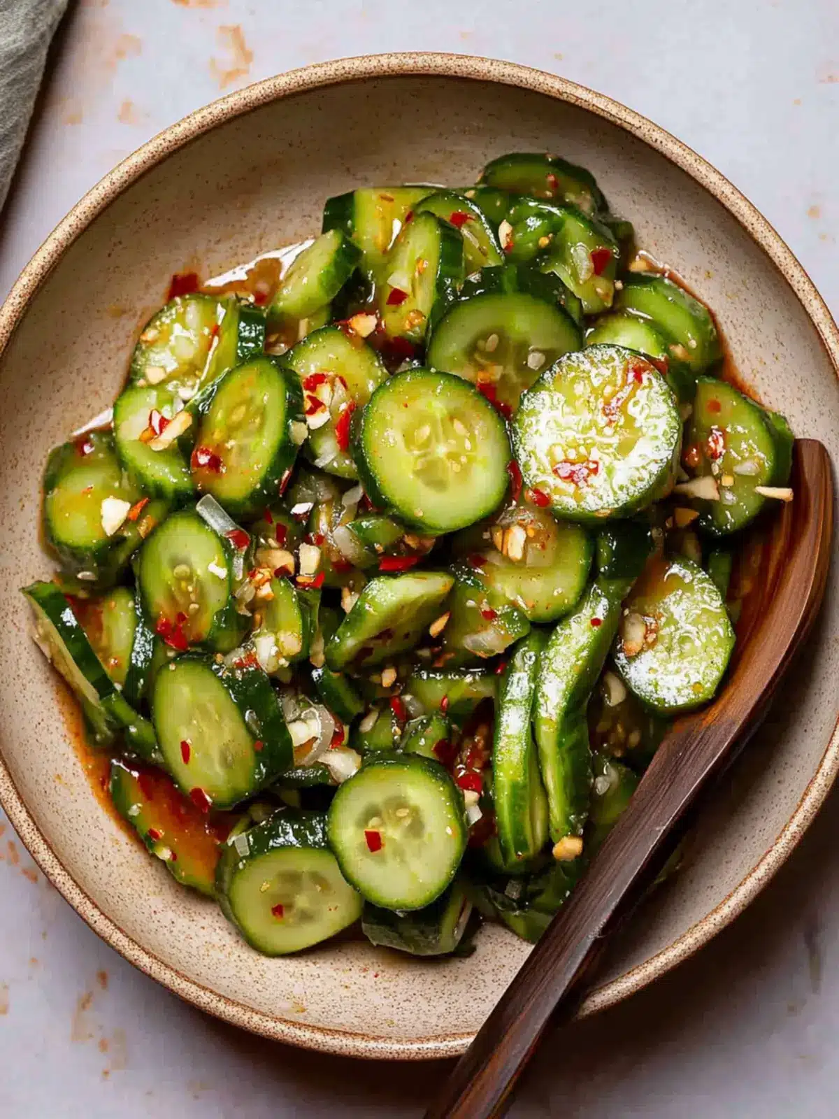 Tangy Spicy Cucumber Salad in Just 5 Minutes Bliss 2 Spicy Cucumber Salad