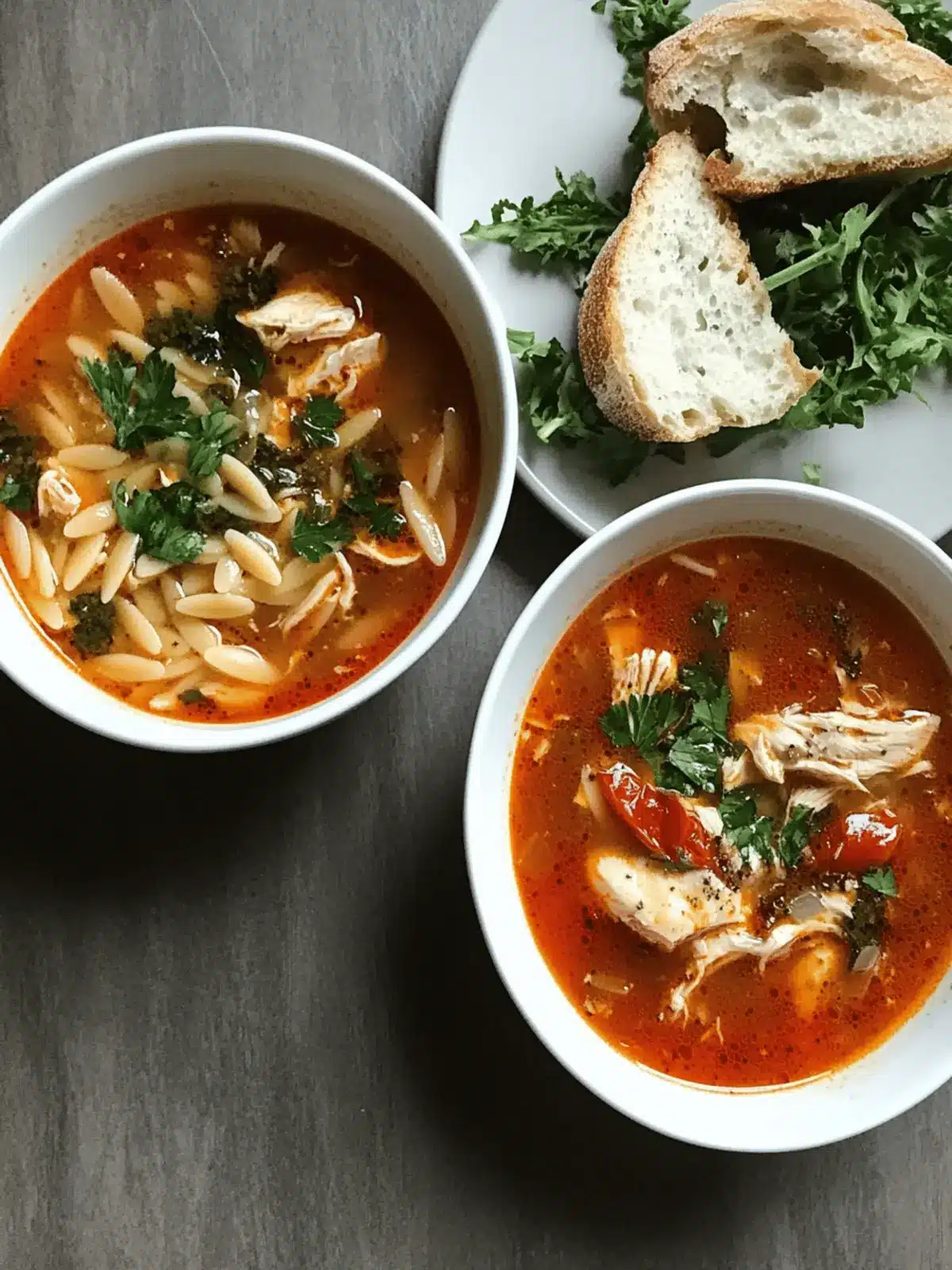 Hearty Chicken and Orzo Soup with Garlic and Paprika Bliss 2 Chicken and Orzo Soup with Garlic and Paprika