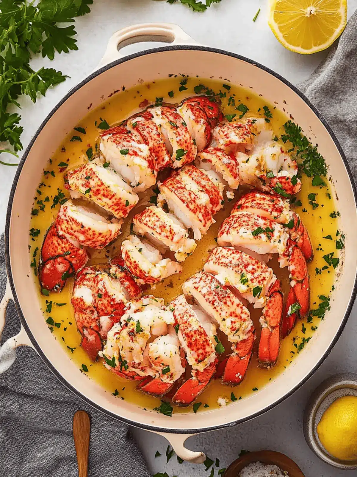 Butter Poached Lobster Tails: A Simple Luxurious Delicacy 4 Butter Poached Lobster Tails