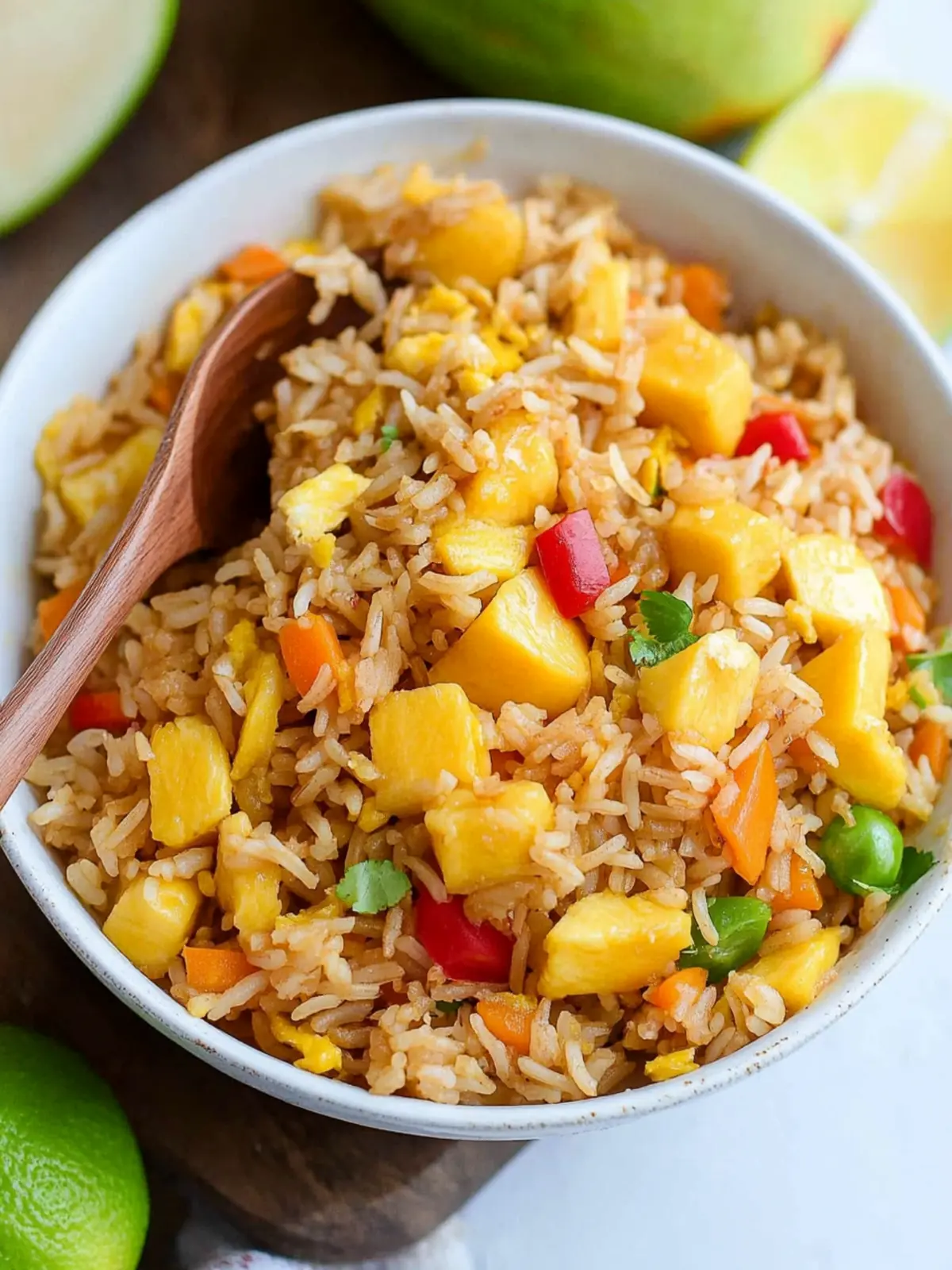 Quick & Tasty Mango Fried Rice That'll Brighten Your Dinner 3 Mango Fried Rice