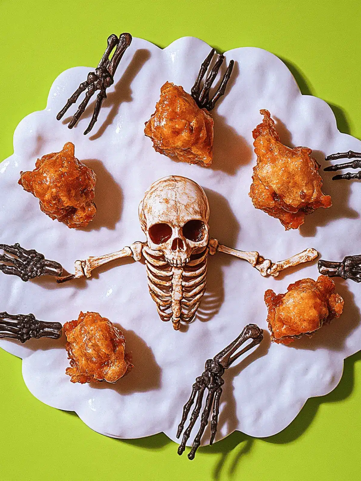 Crispy Skeleton Snacks: Spooky Chicken Wings for Halloween Fun 3 Skeleton Snacks