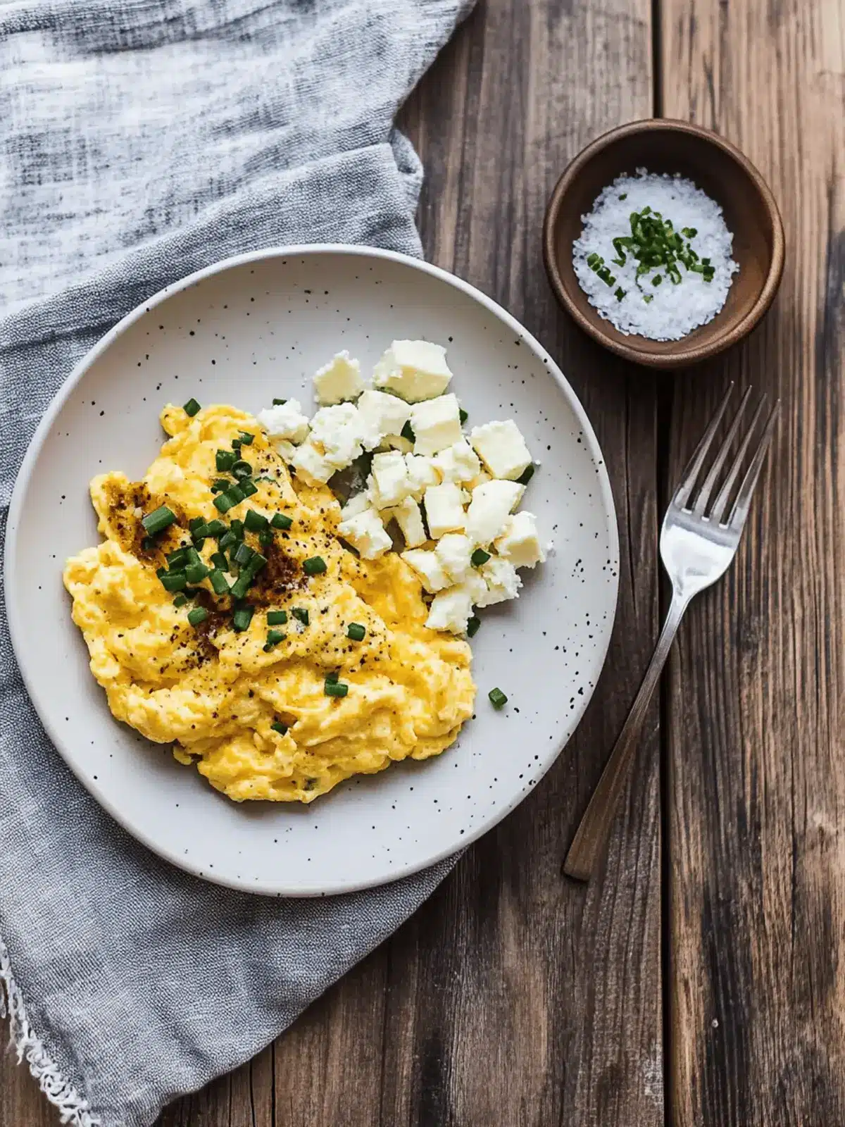Creamy Goat Cheese & Chive Scrambled Eggs for a Luxurious Wake-Up 2 Goat Cheese & Chive Scrambled Eggs