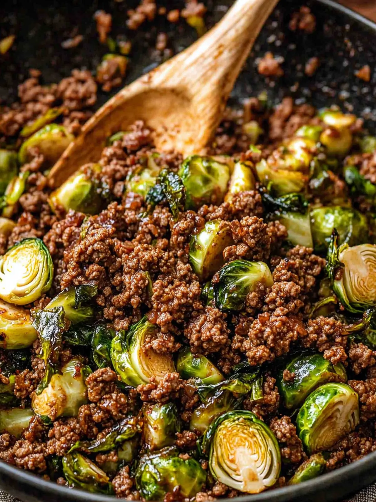 Sweet Chili Ground Beef and Brussels Sprouts for Quick Bliss 4 Ground Beef and Brussels Sprouts
