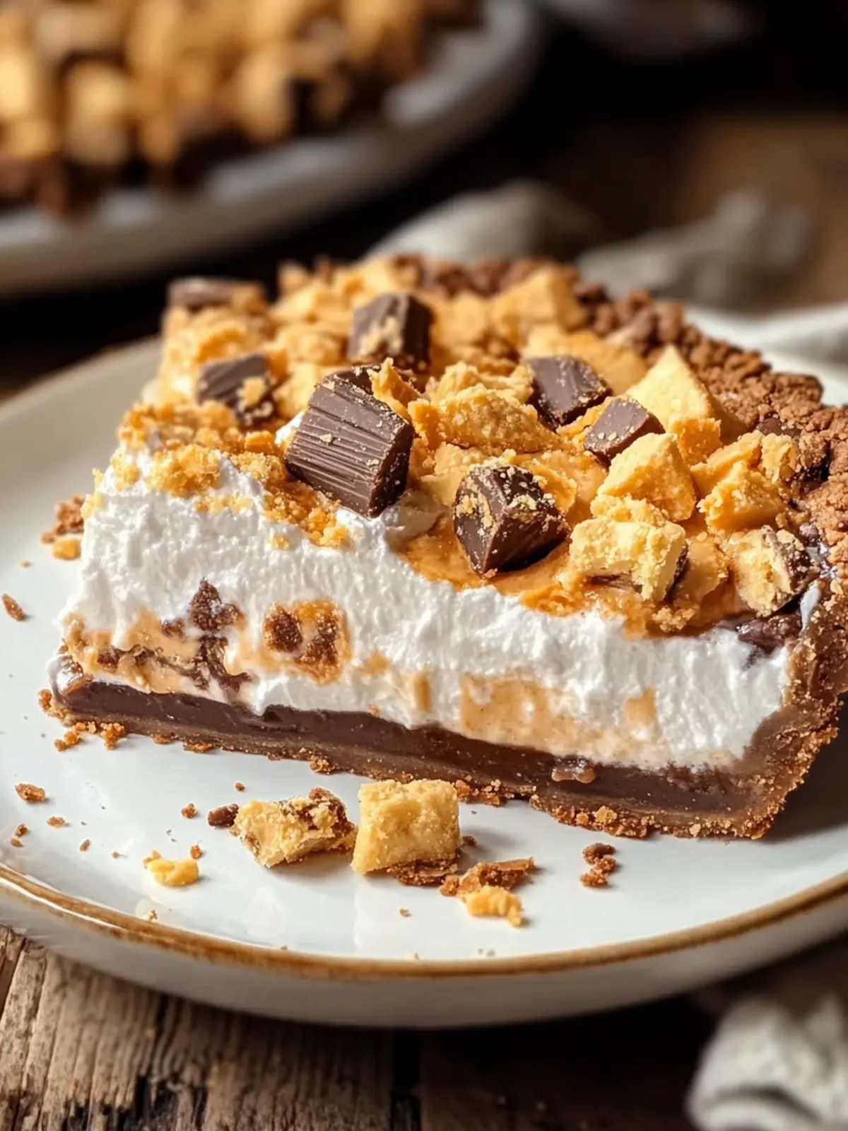 Irresistible Butterfinger Pie: No-Bake Bliss Awaits 2 Butterfinger Pie