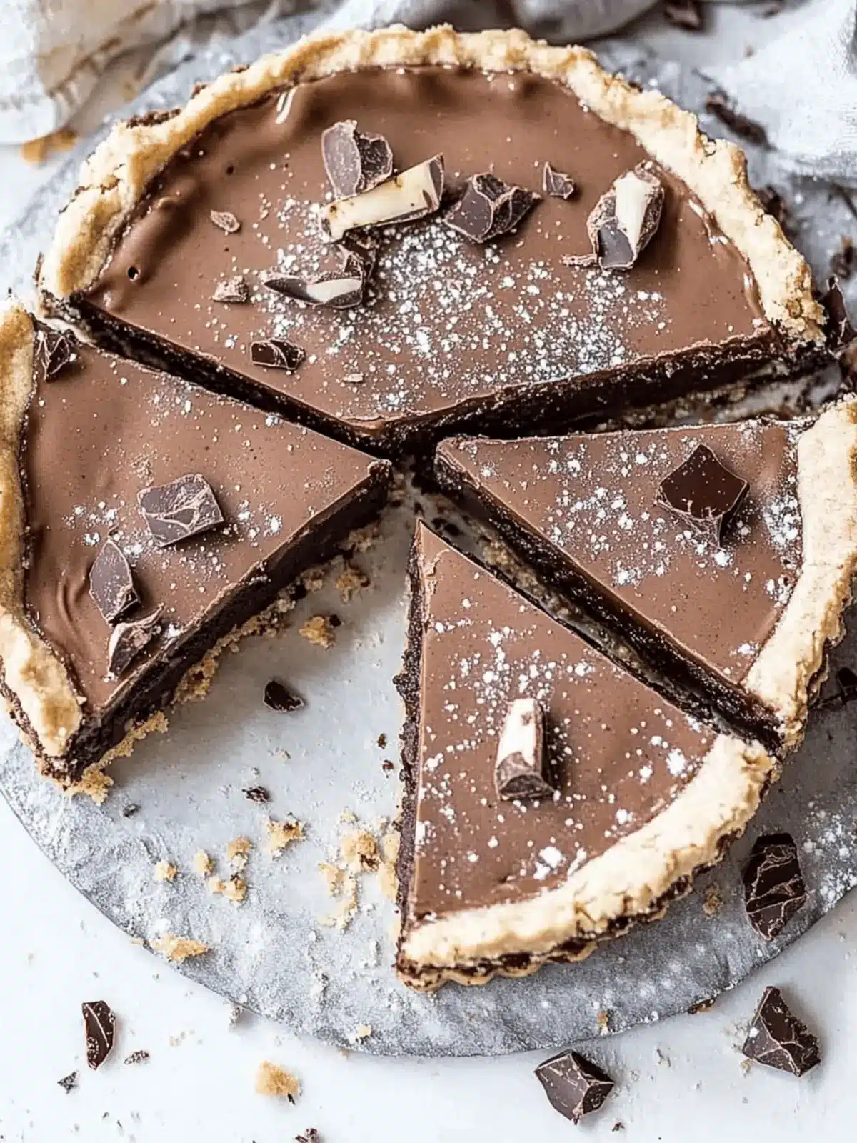 Decadent Double Chocolate Cookie Dough Tart You Deserve Today 2 Double Chocolate Cookie Dough Tart