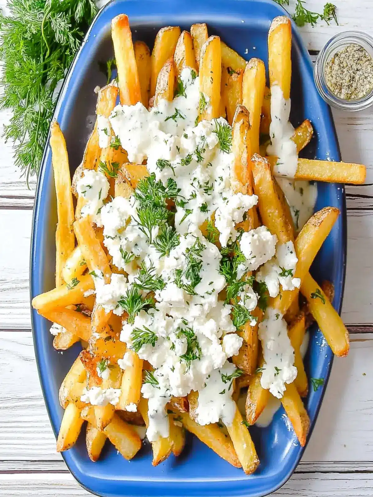 Crispy Greek Fries with Feta Cheese: Your New Favorite Snack 2 Greek Fries with Feta Cheese